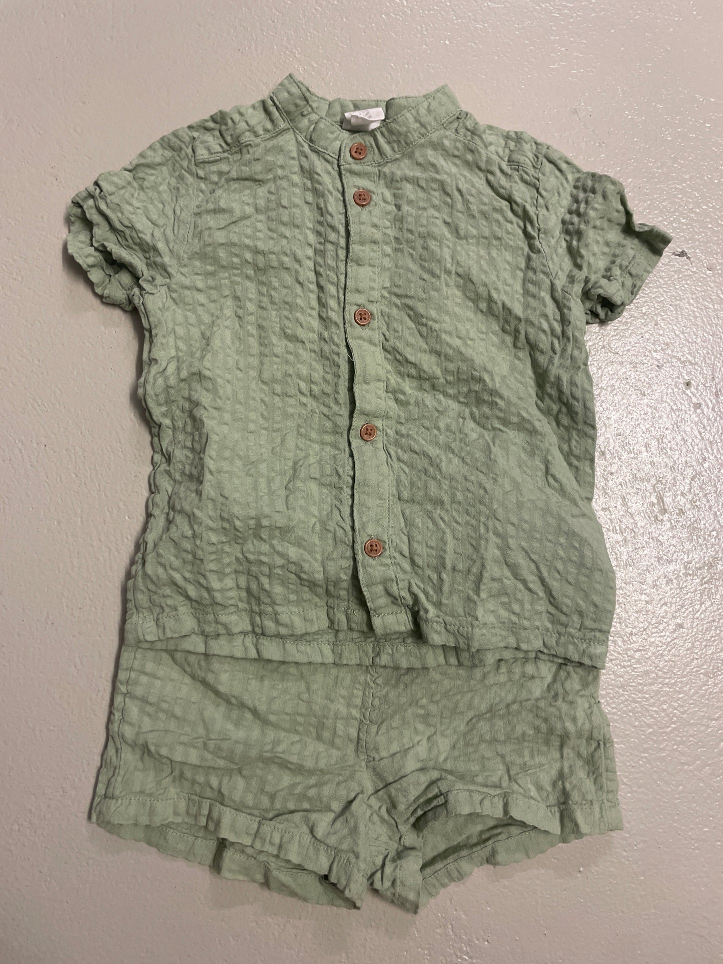 Set of 2 - Shirt/Trousers Cotton - Size 80