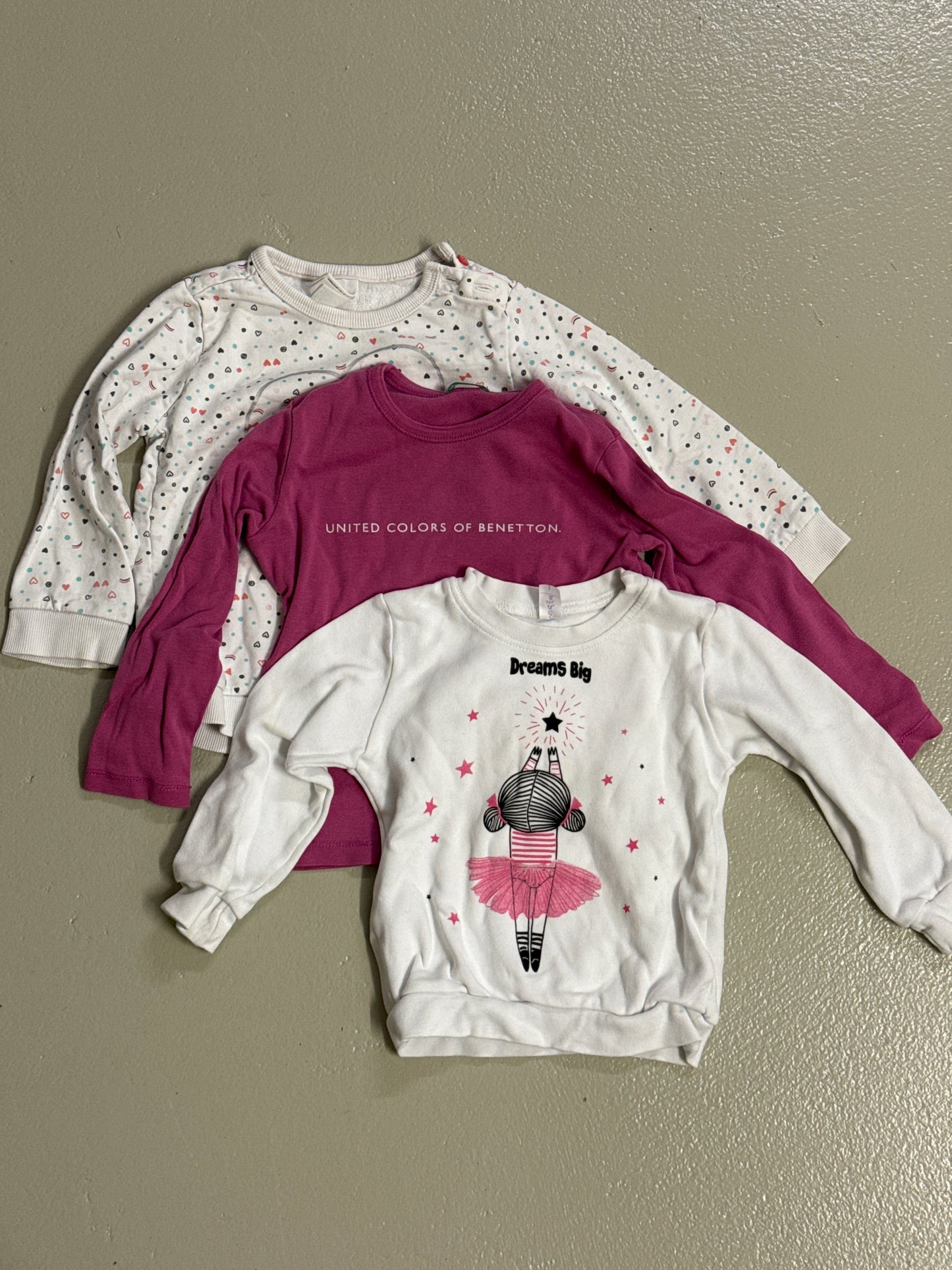 3er Bundle - Shirt/Pullover - Gr. 92