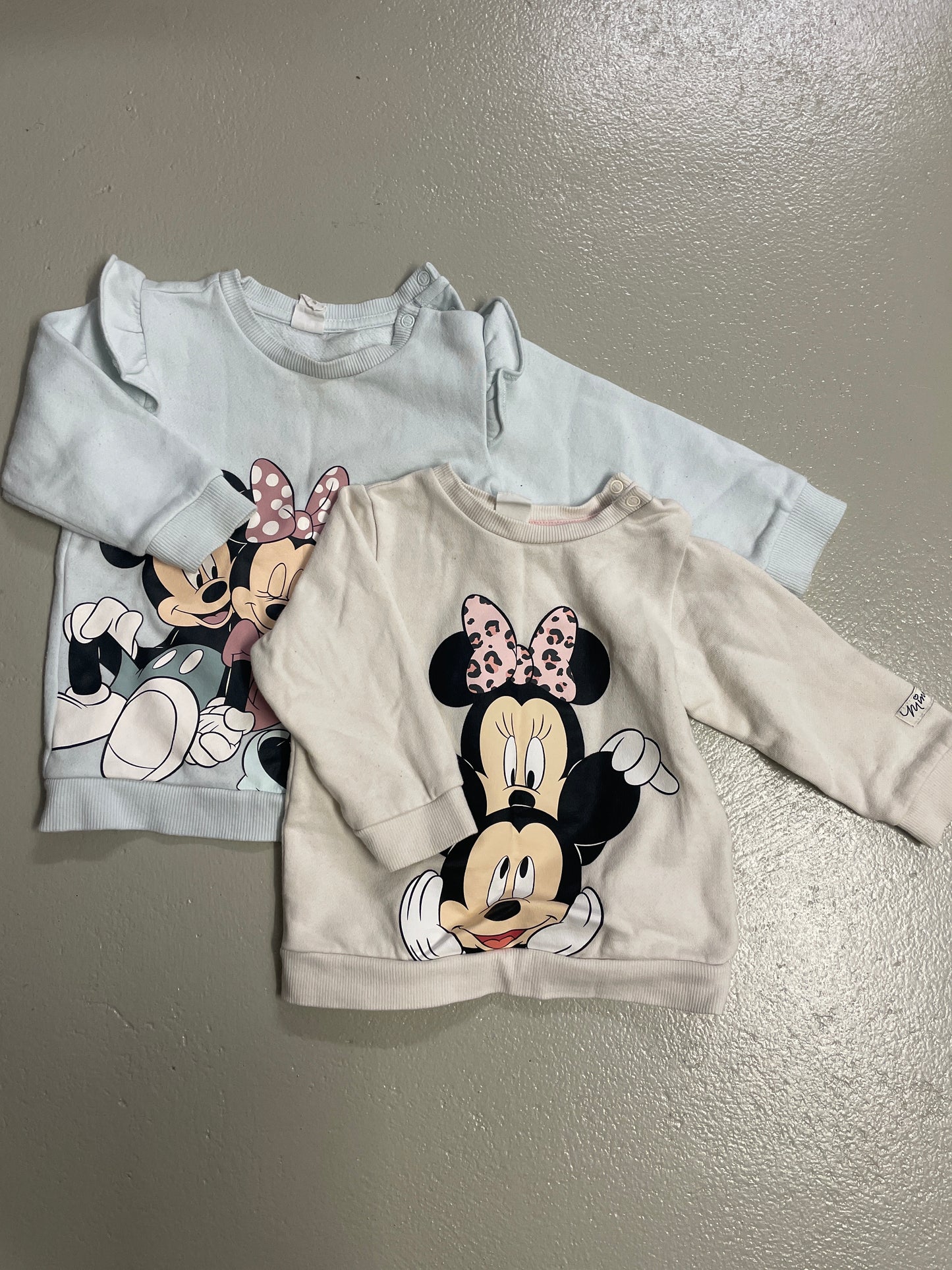2er Bundle - Pullover Mickey & Minnie Mouse - Gr. 80