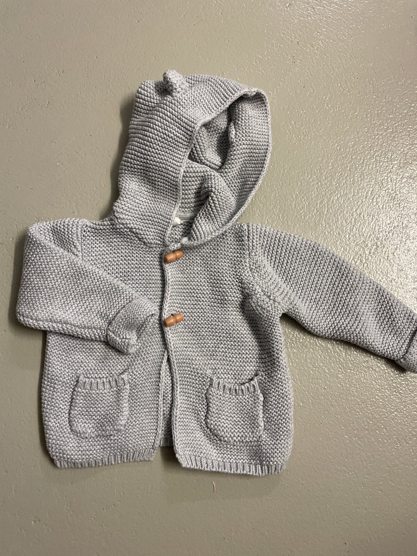 Strickjacke lang - Gr. 68