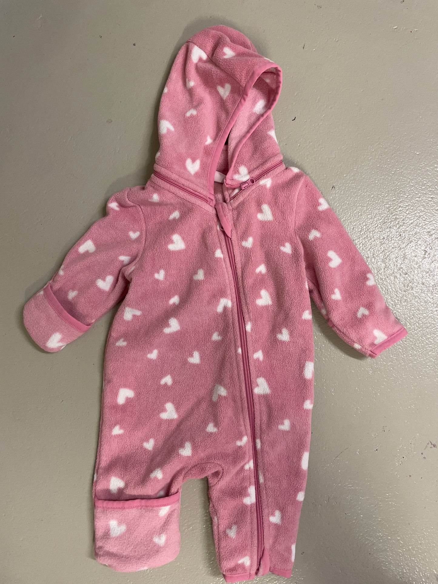 Strampler lang (Fleece) - Gr. 62/68