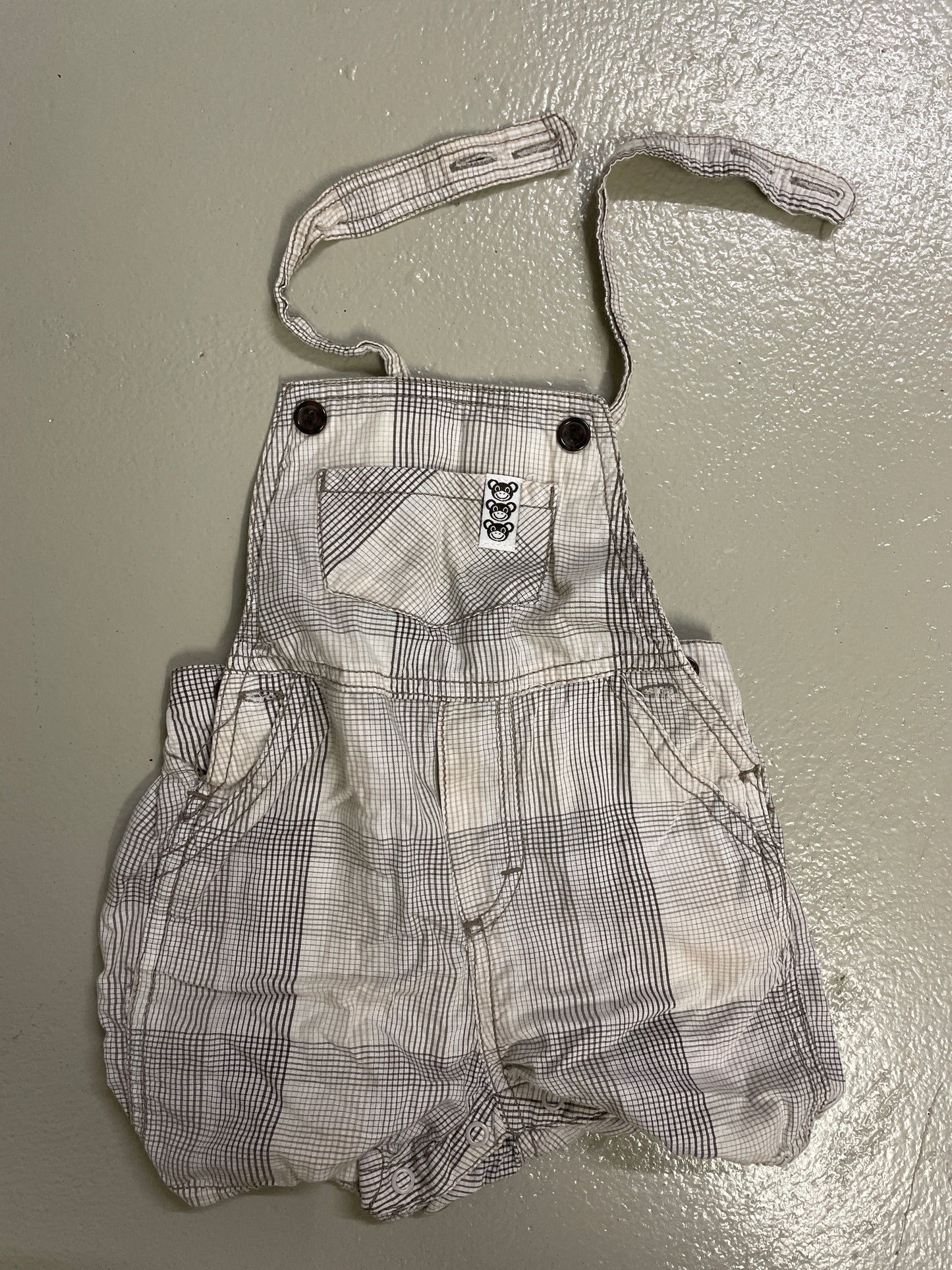 Latzhose kurz - Gr. 80