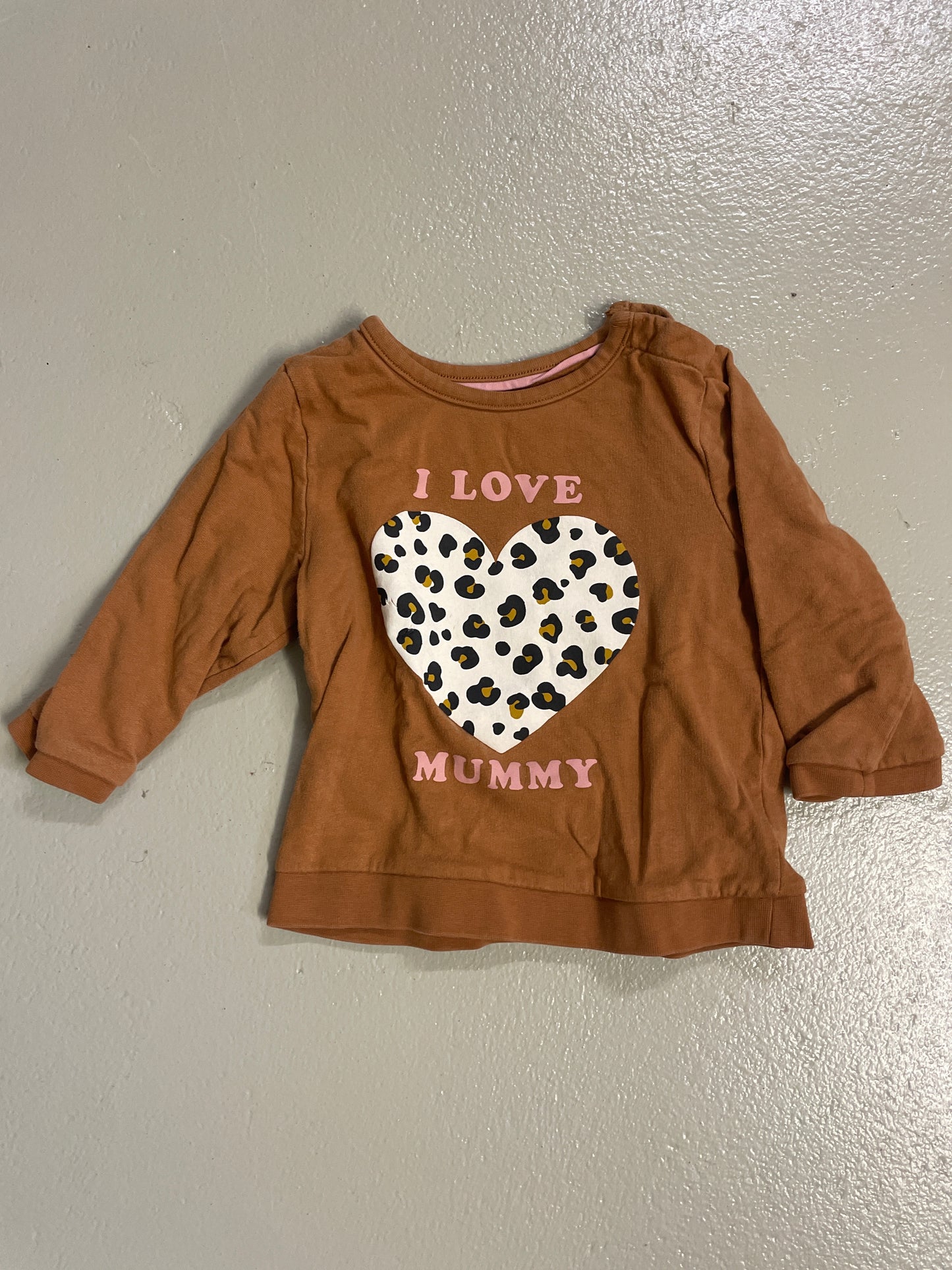 Pullover lang - Gr. 86