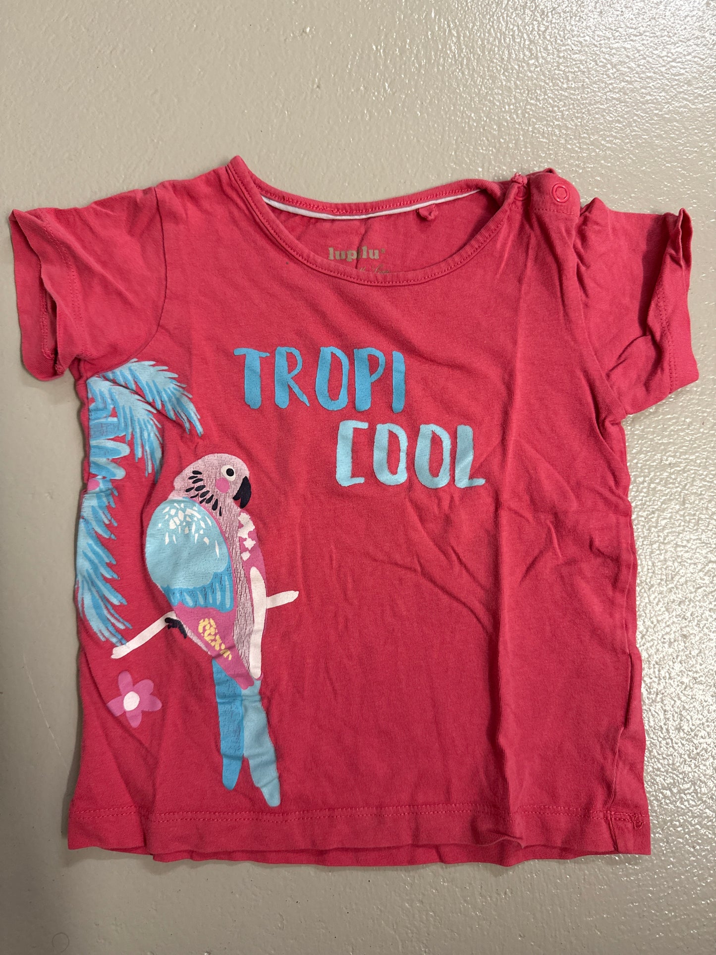 T-Shirt Papagei - Gr. 86/92