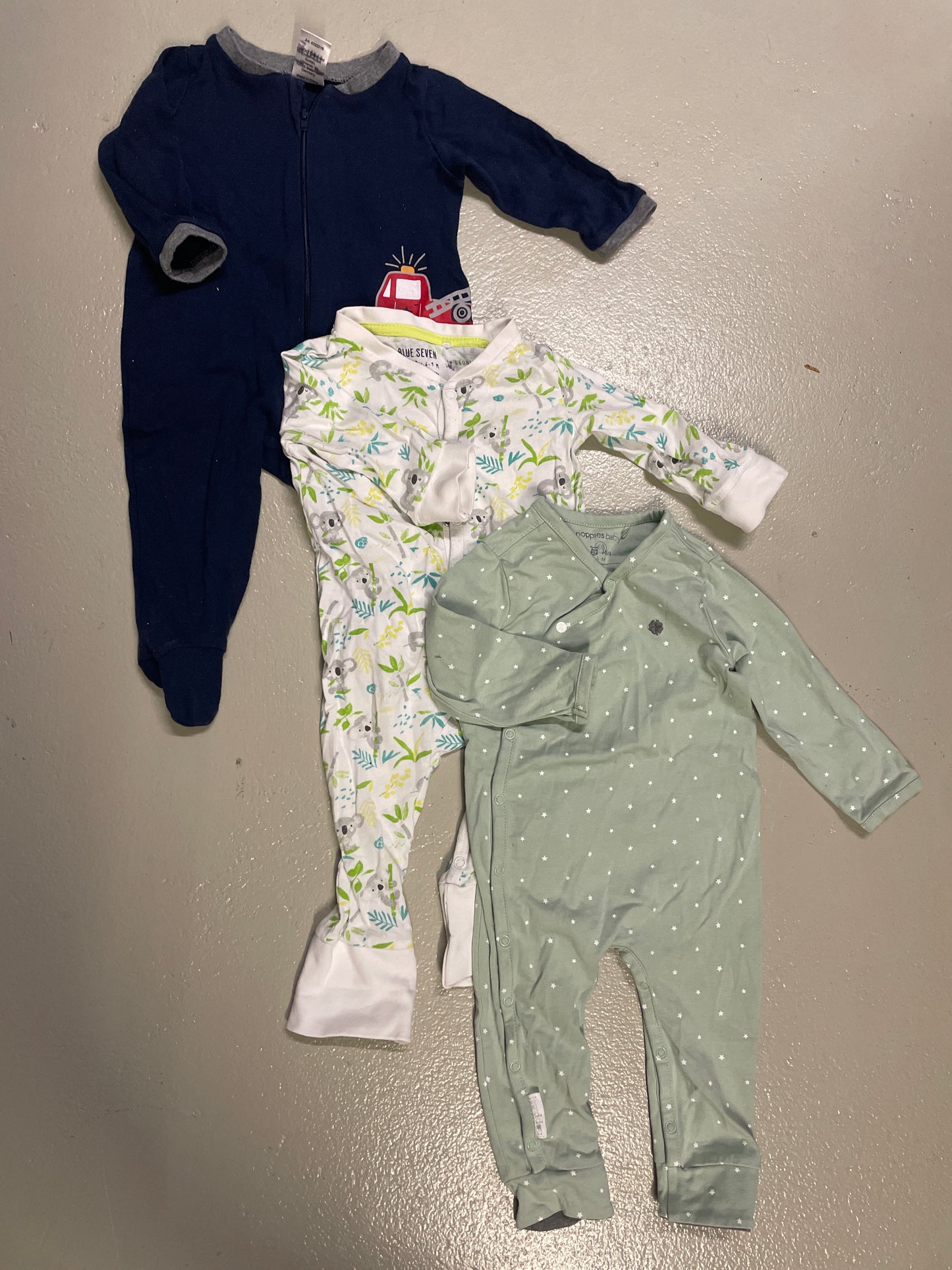 3er Bundle - Strampler lang - Gr. 68