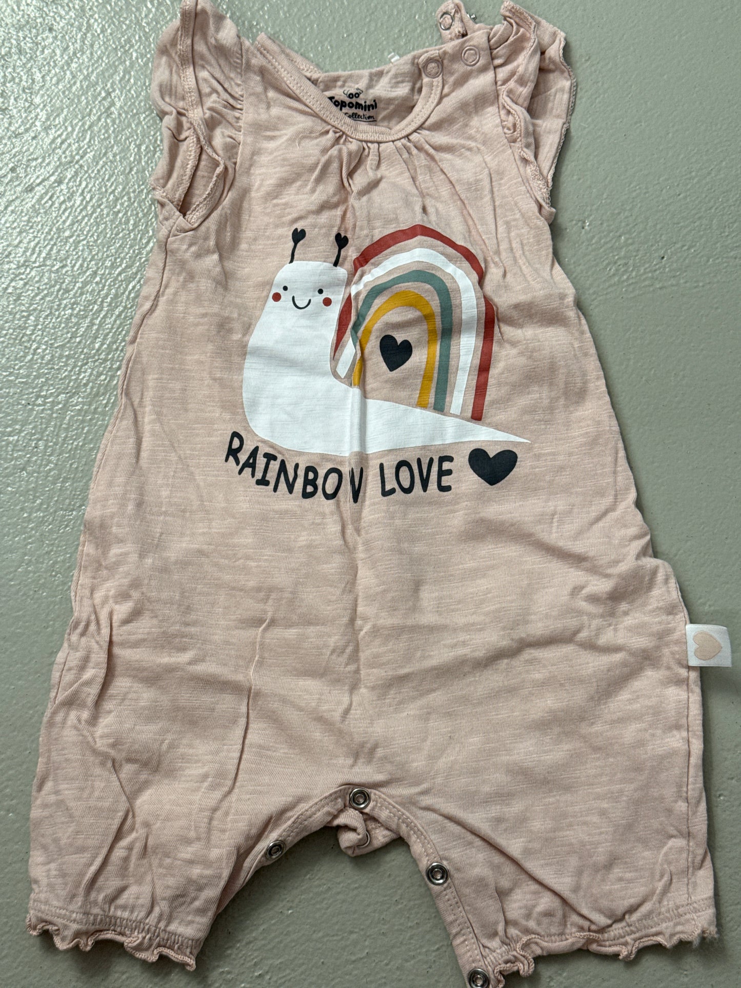 Strampler kurz - Gr. 74/80