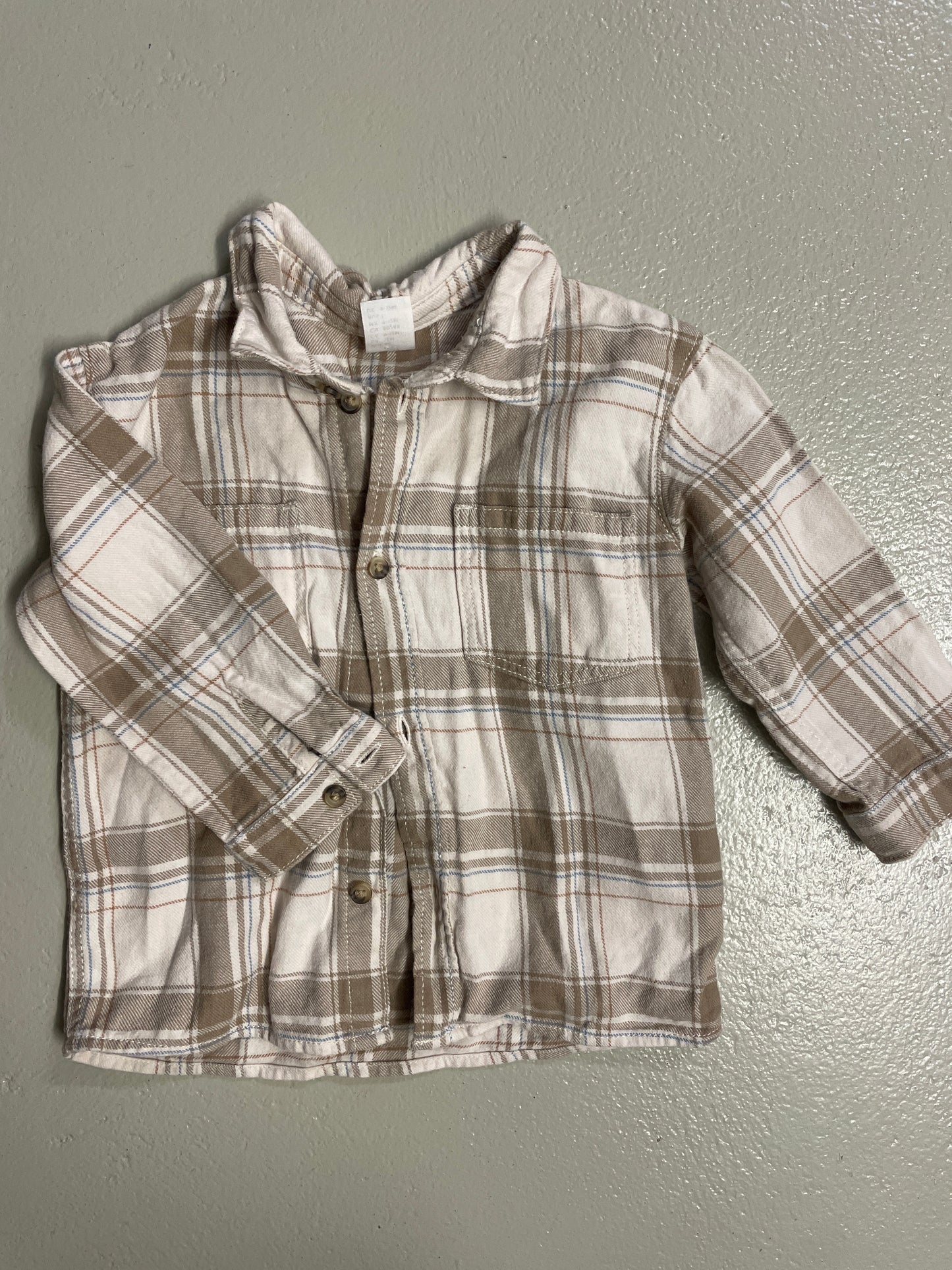 Checked shirt - size 80