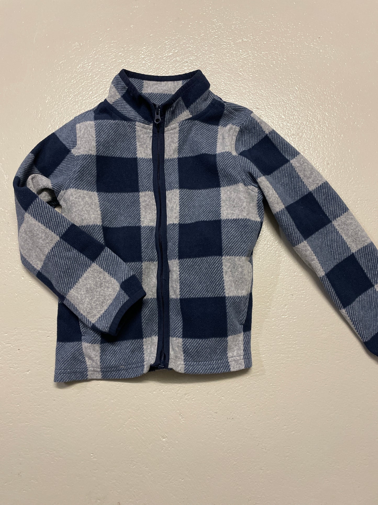 Fleecejacke kariert - Gr. 116