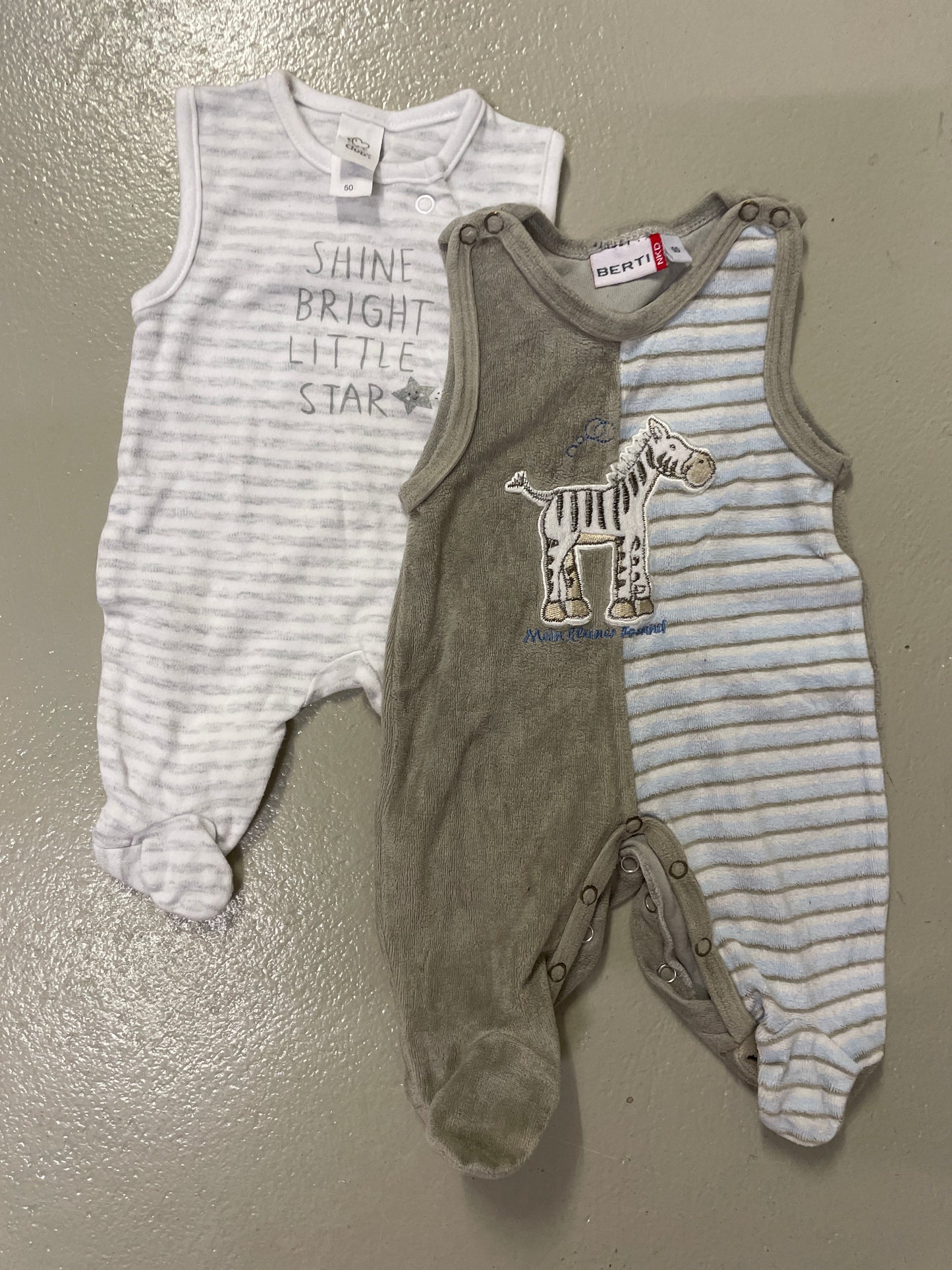 2er Bundle - Strampler kurz - Gr. 50