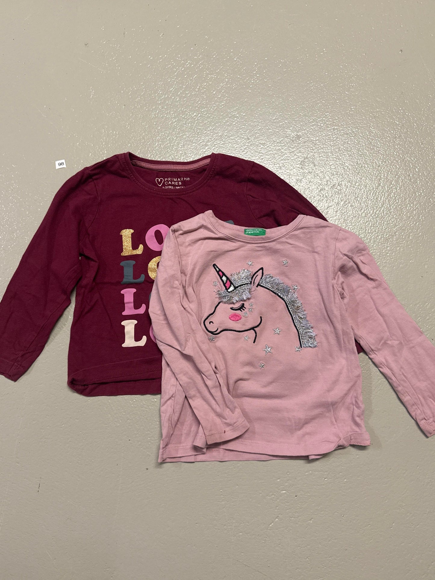 2er Bundle Langarmshirts - Gr. 98