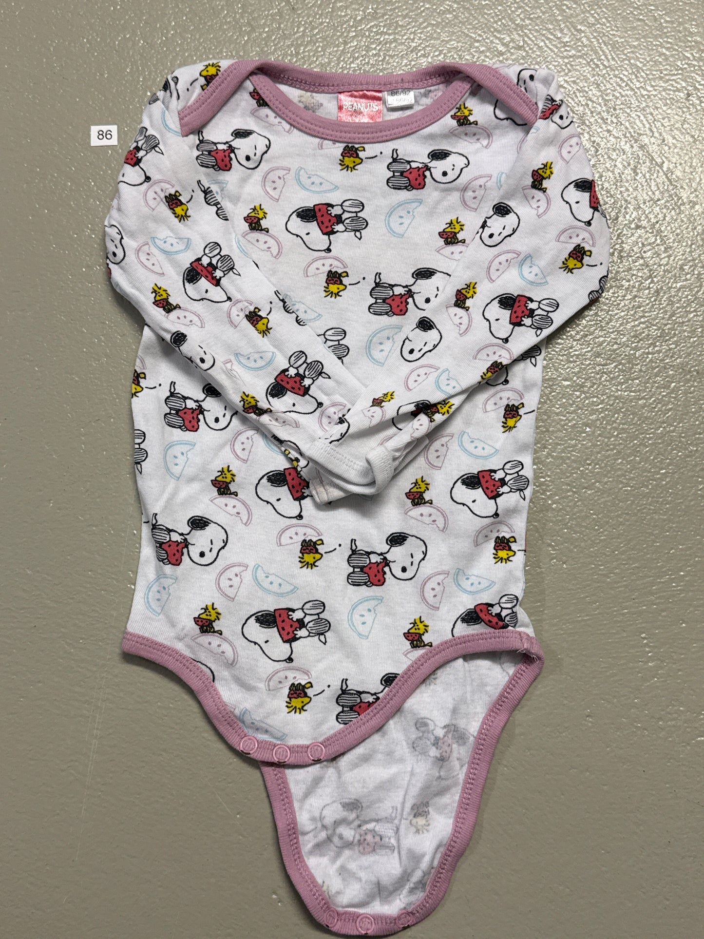 Body mit Snoopy-Motiv - Gr. 86