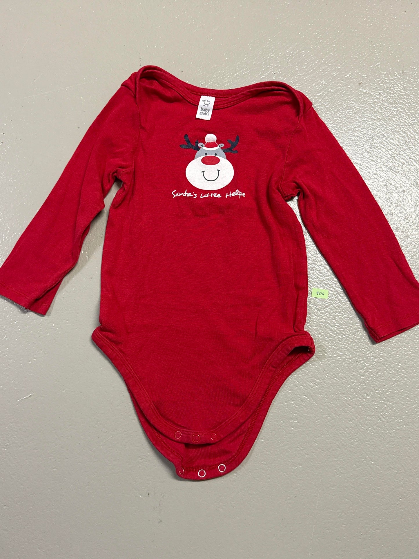 Body mit Weihnachtsmotiv - Gr. 0