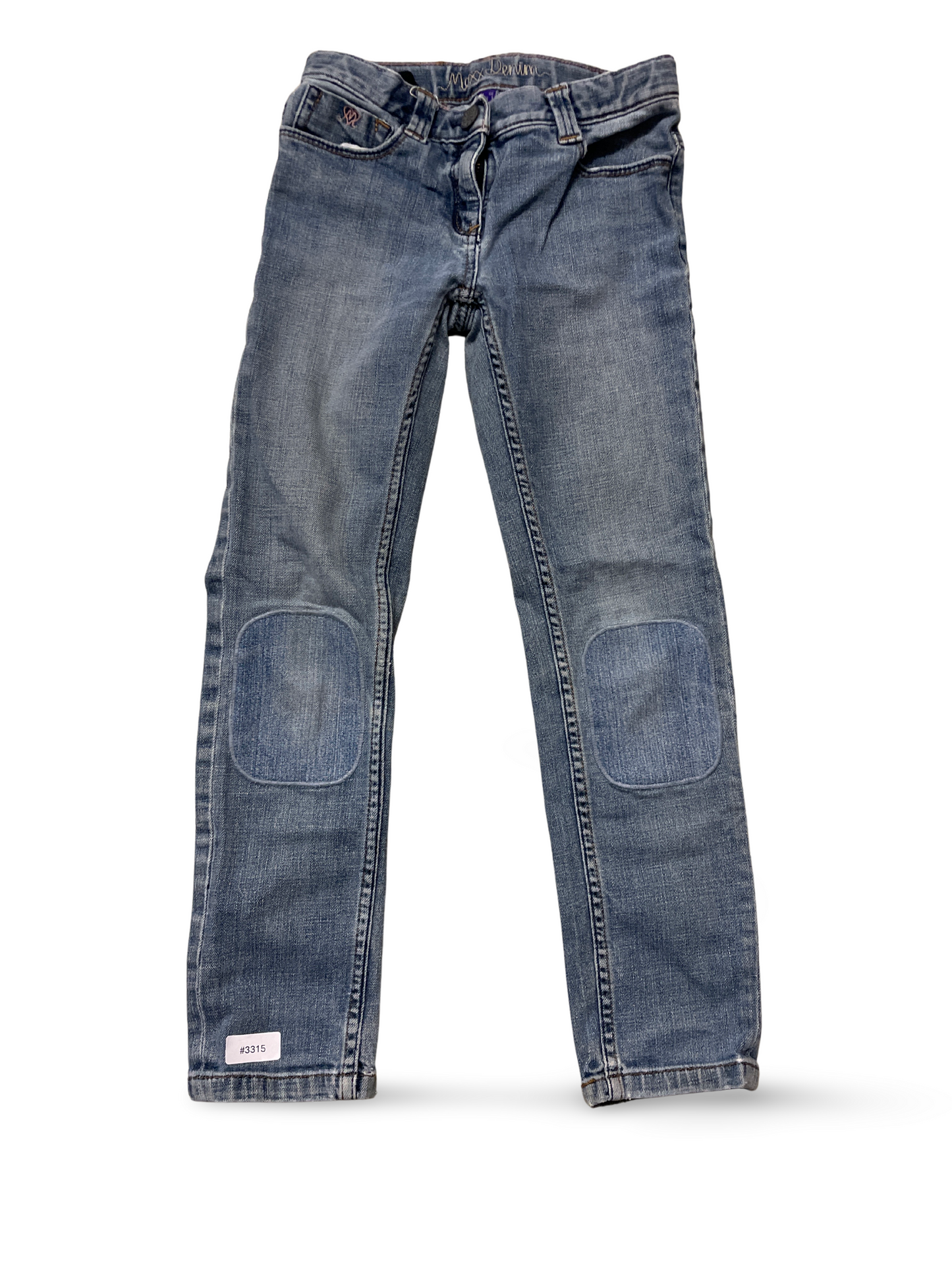 Jeanshose mit Kniepatches - Gr. 134