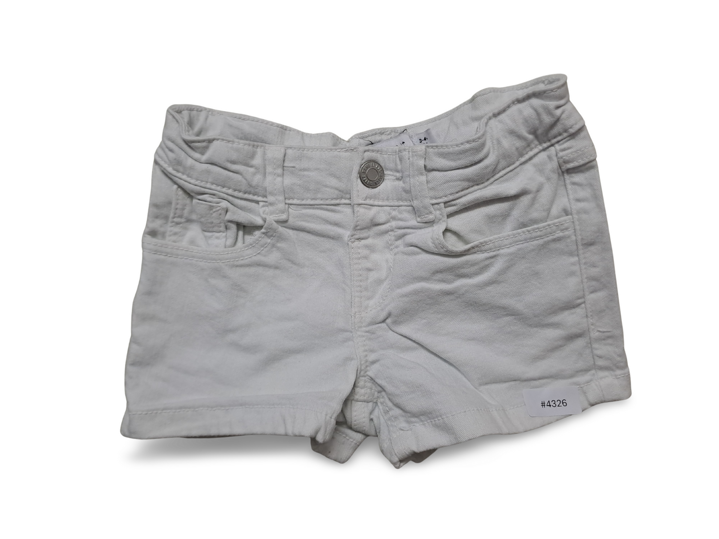 Weisse Jeansshorts - Gr. 104
