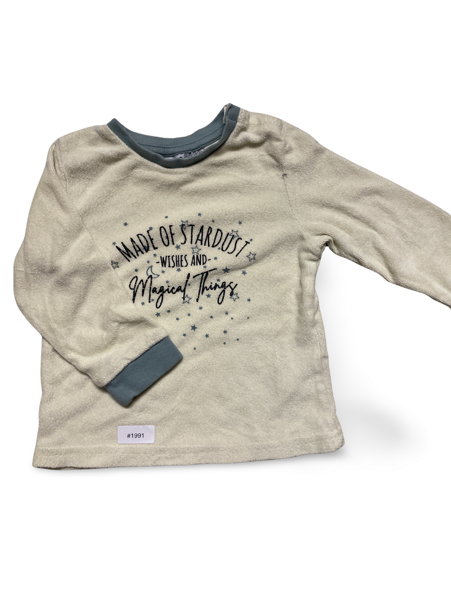 Langarmshirt mit Sternenprint - Gr. 86