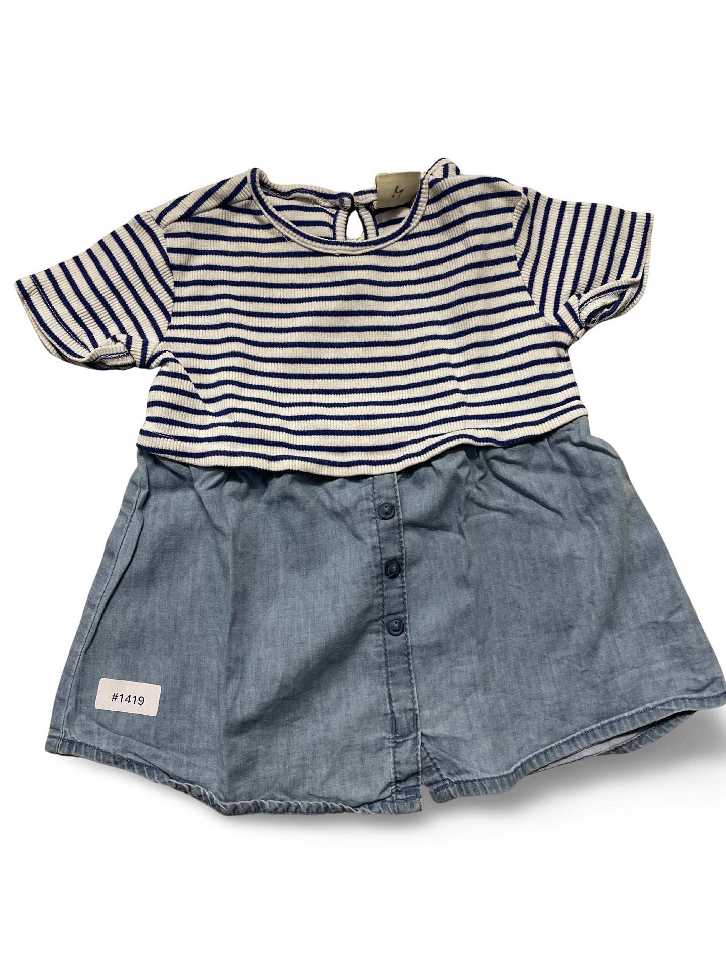 Kleid mit Streifen - Gr. 80