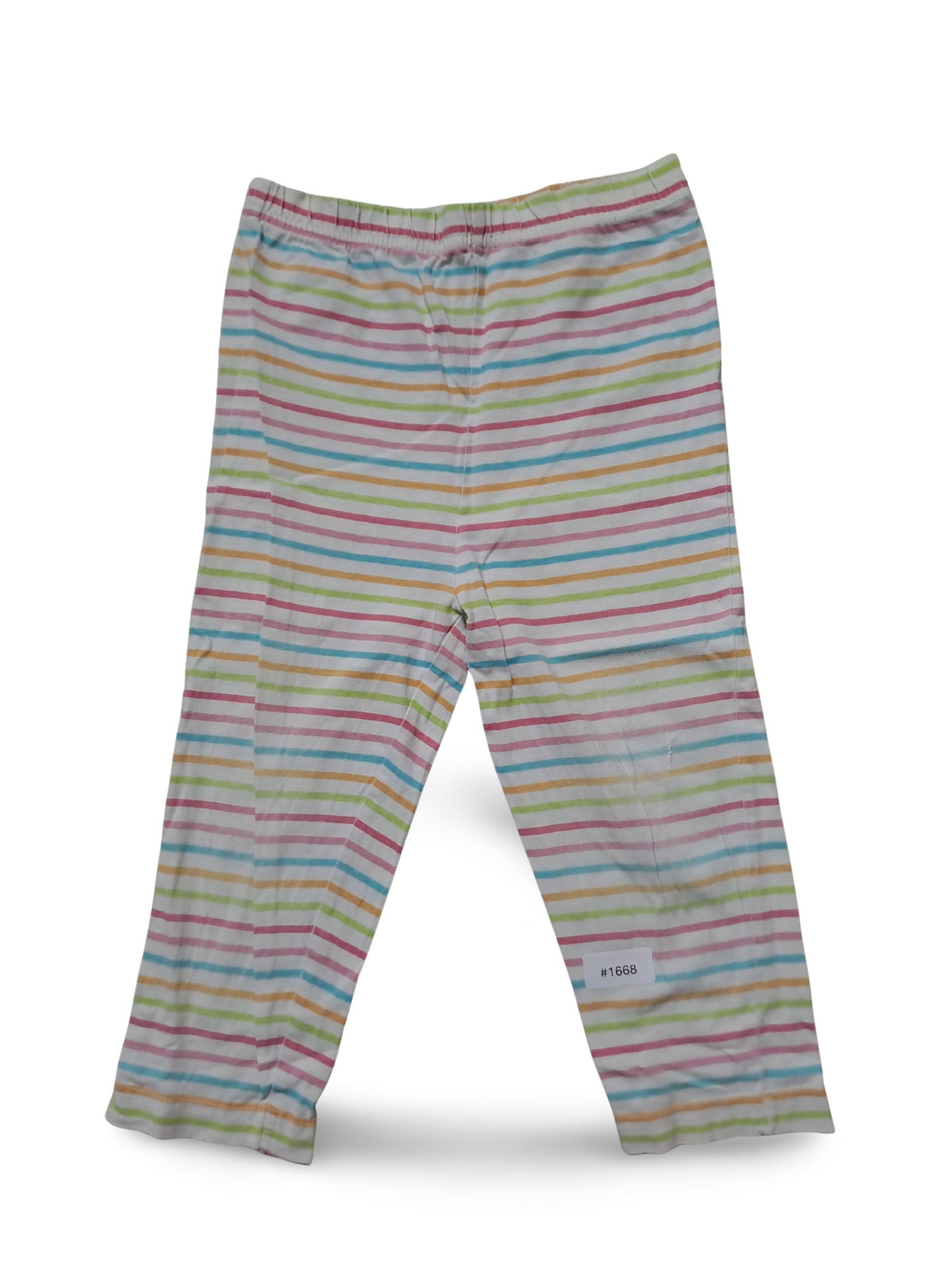 Gestreifte Leggings Pastellfarben - Gr. 92