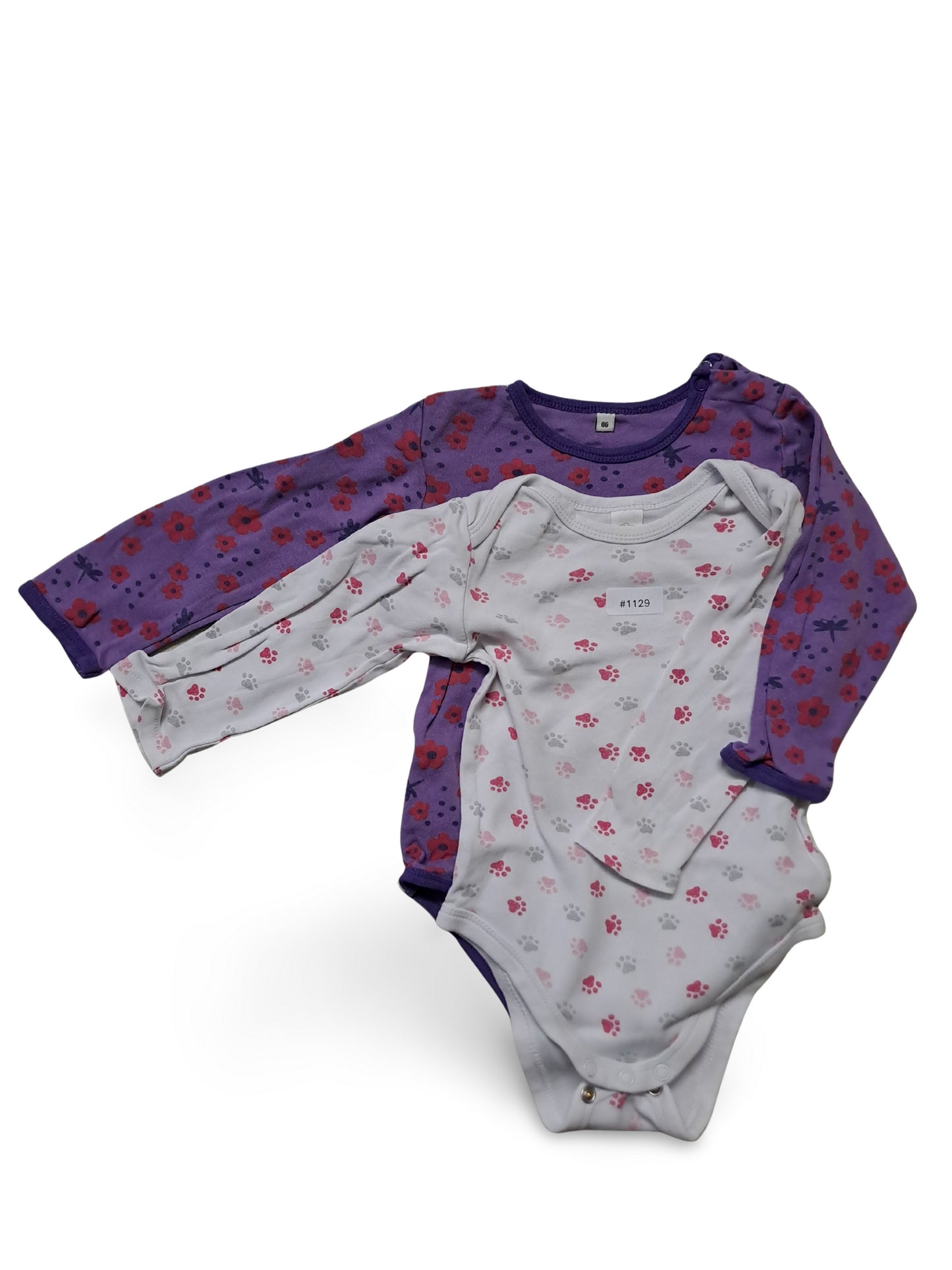 2er Bundle Langarmshirts und Body - Gr. 86