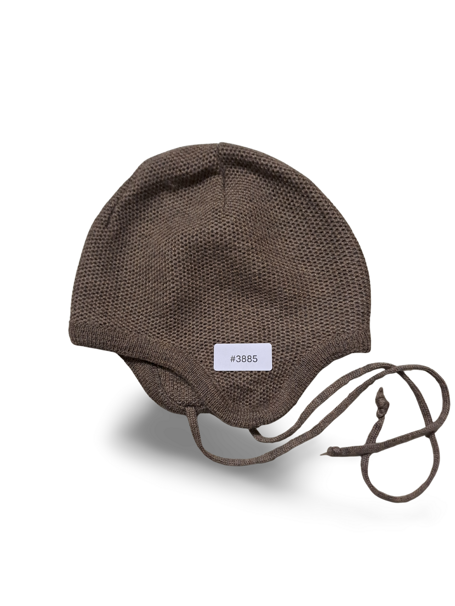 Gestrickte Babymütze mit Bindeband - Gr. 62