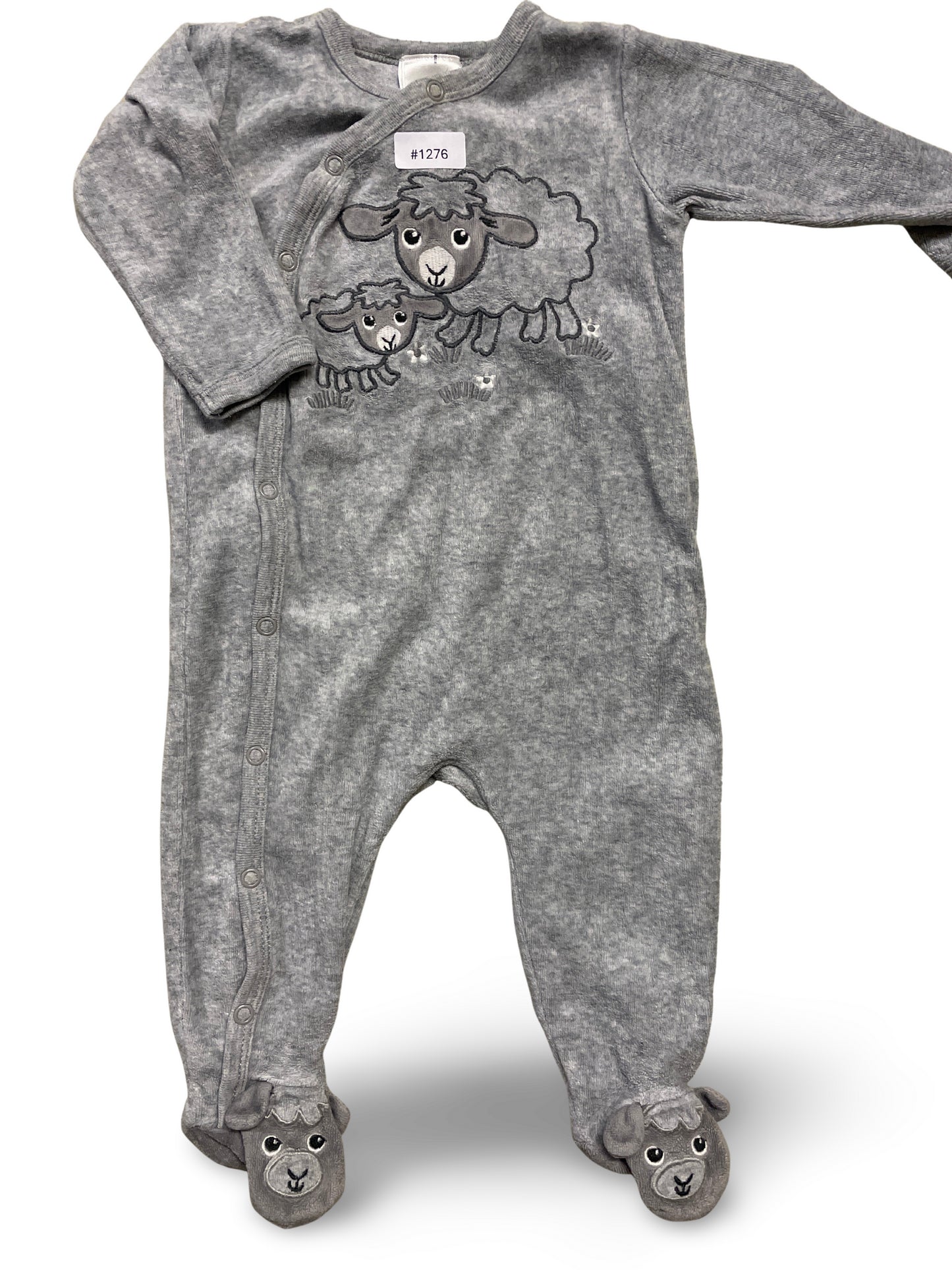 Schlafanzug mit Schaf-Motiv - Gr. 68