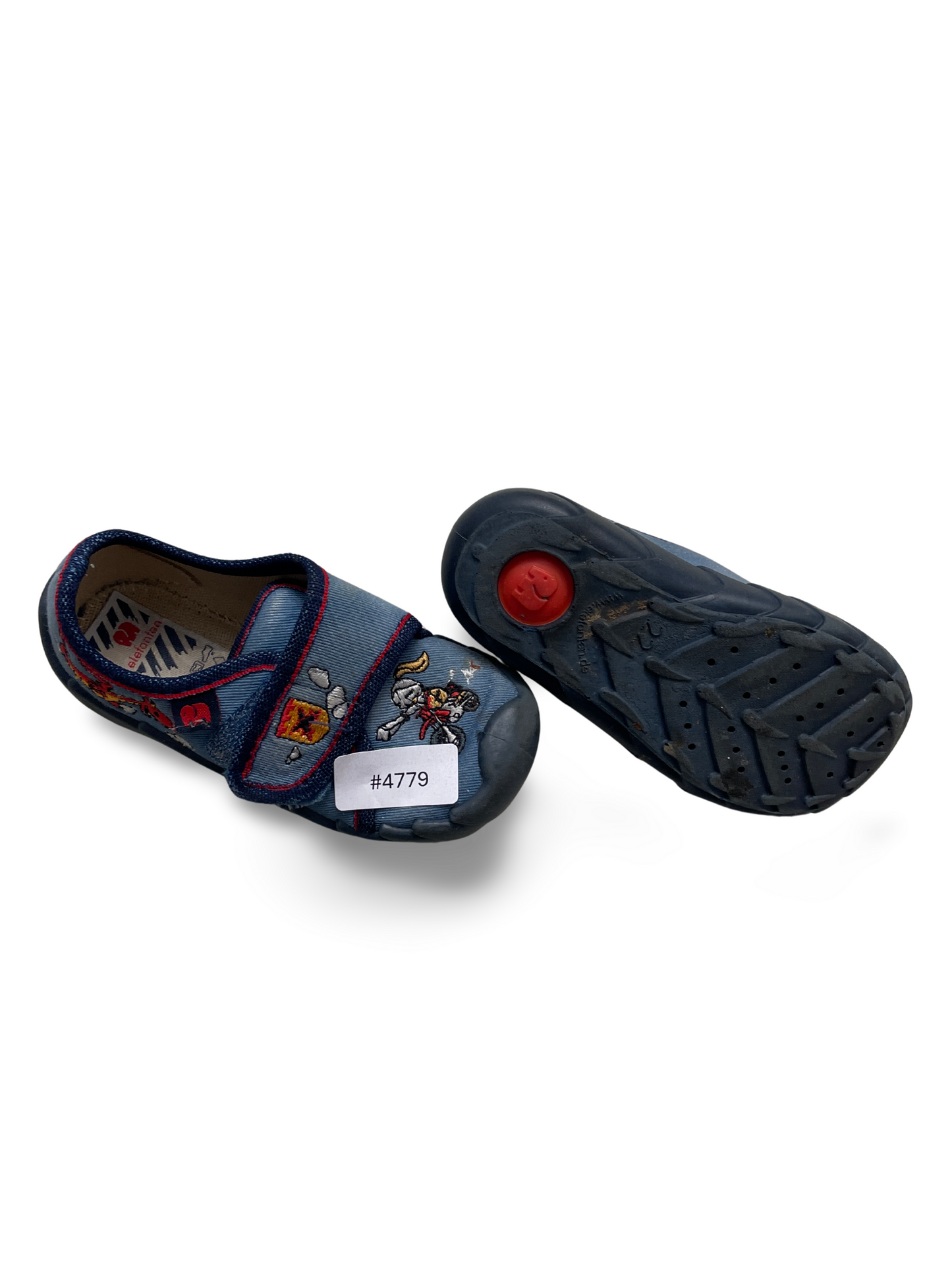 Kinderschuhe mit Klettverschluss Blau - Gr. 22