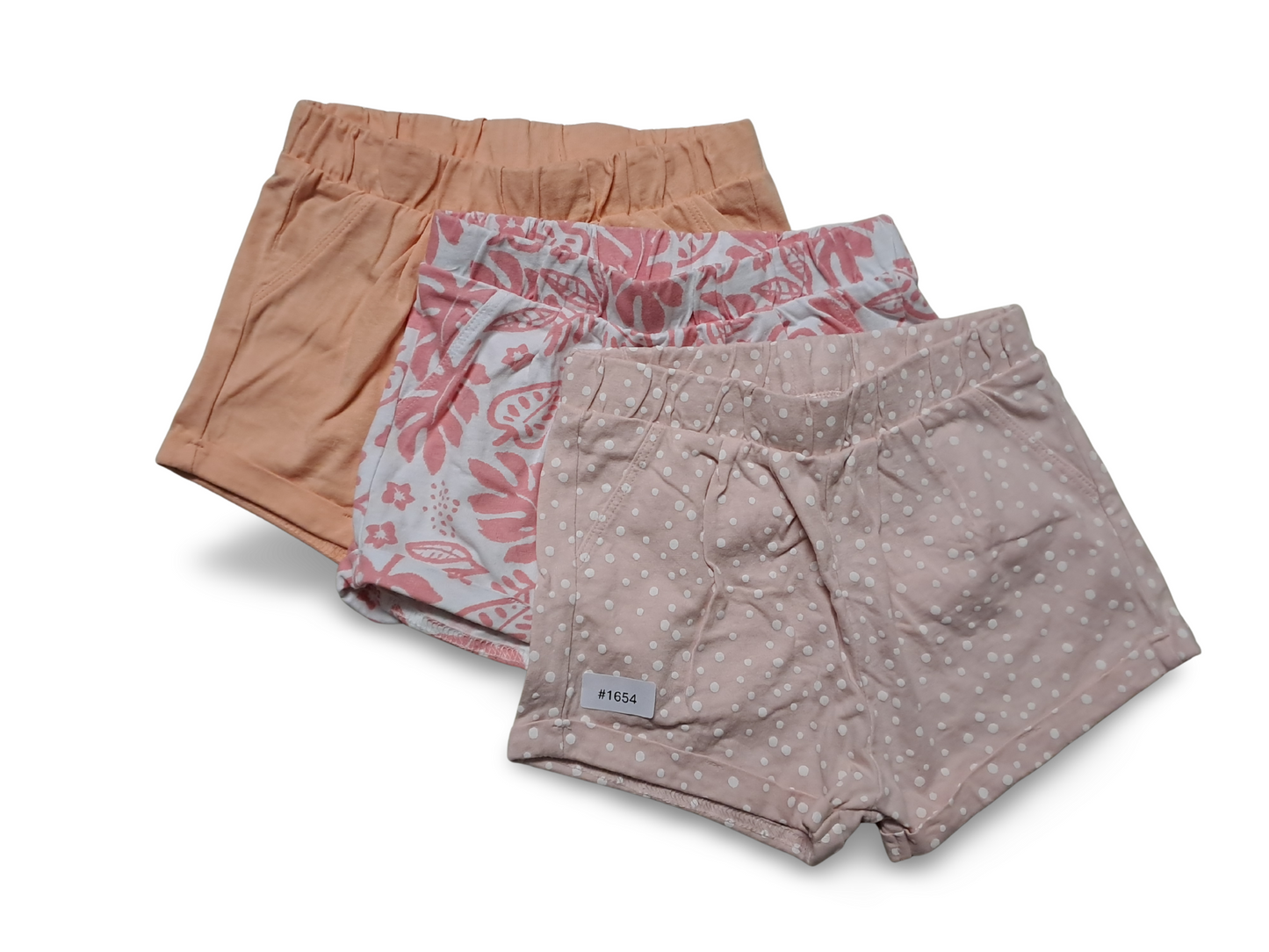 3er Bundle Shorts Rosa/Apricot - Gr. 92