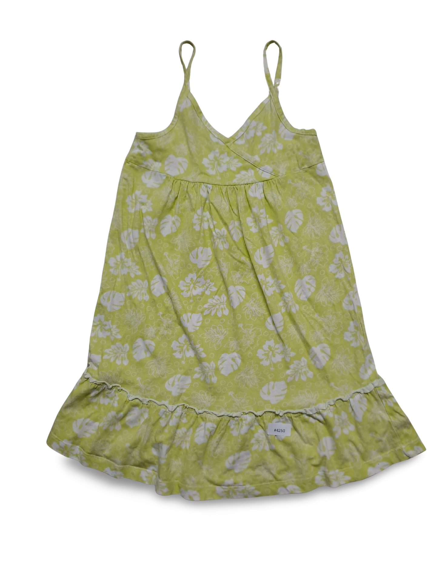 Sommerkleid Spaghettitraeger Blumendruck - Gr. 134