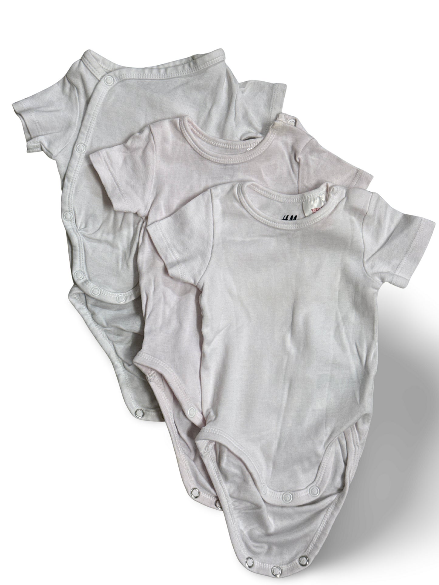 Bundle of 3 - Bodysuit short - size. 56