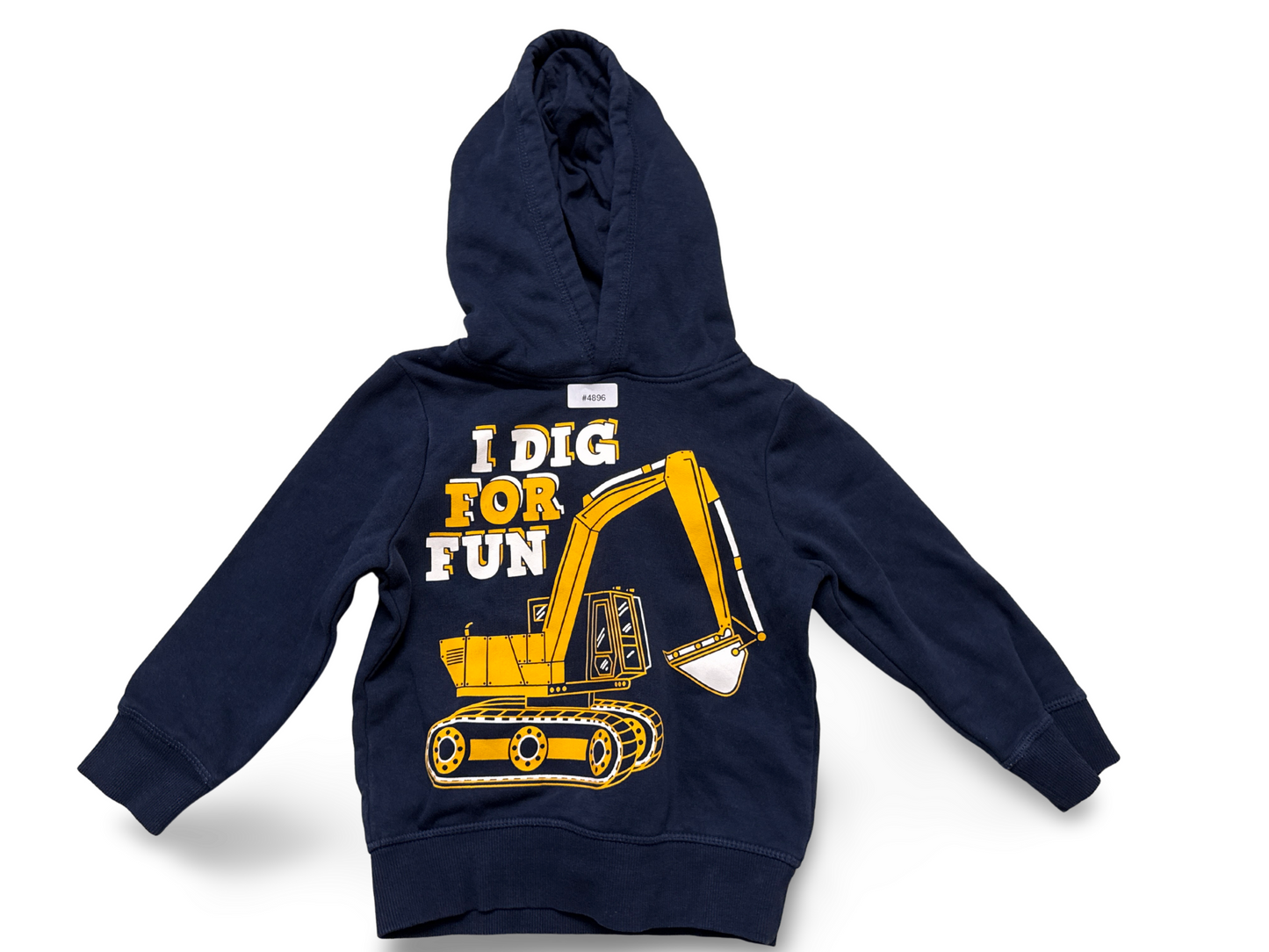 Hoodie mit Baggerprint - Gr. 110