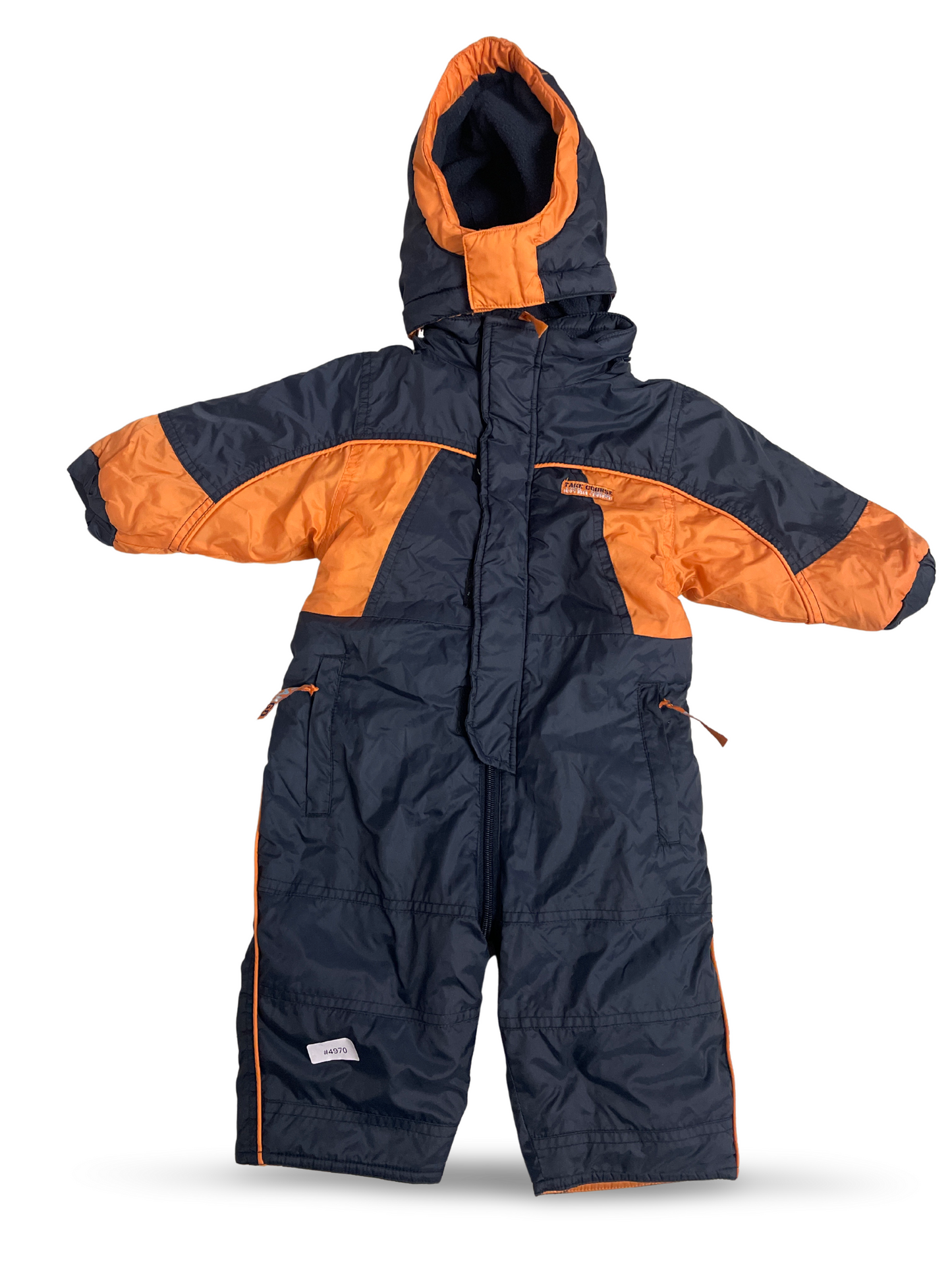 Gefütterter Winterstrampler mit Kapuze - Gr. 74