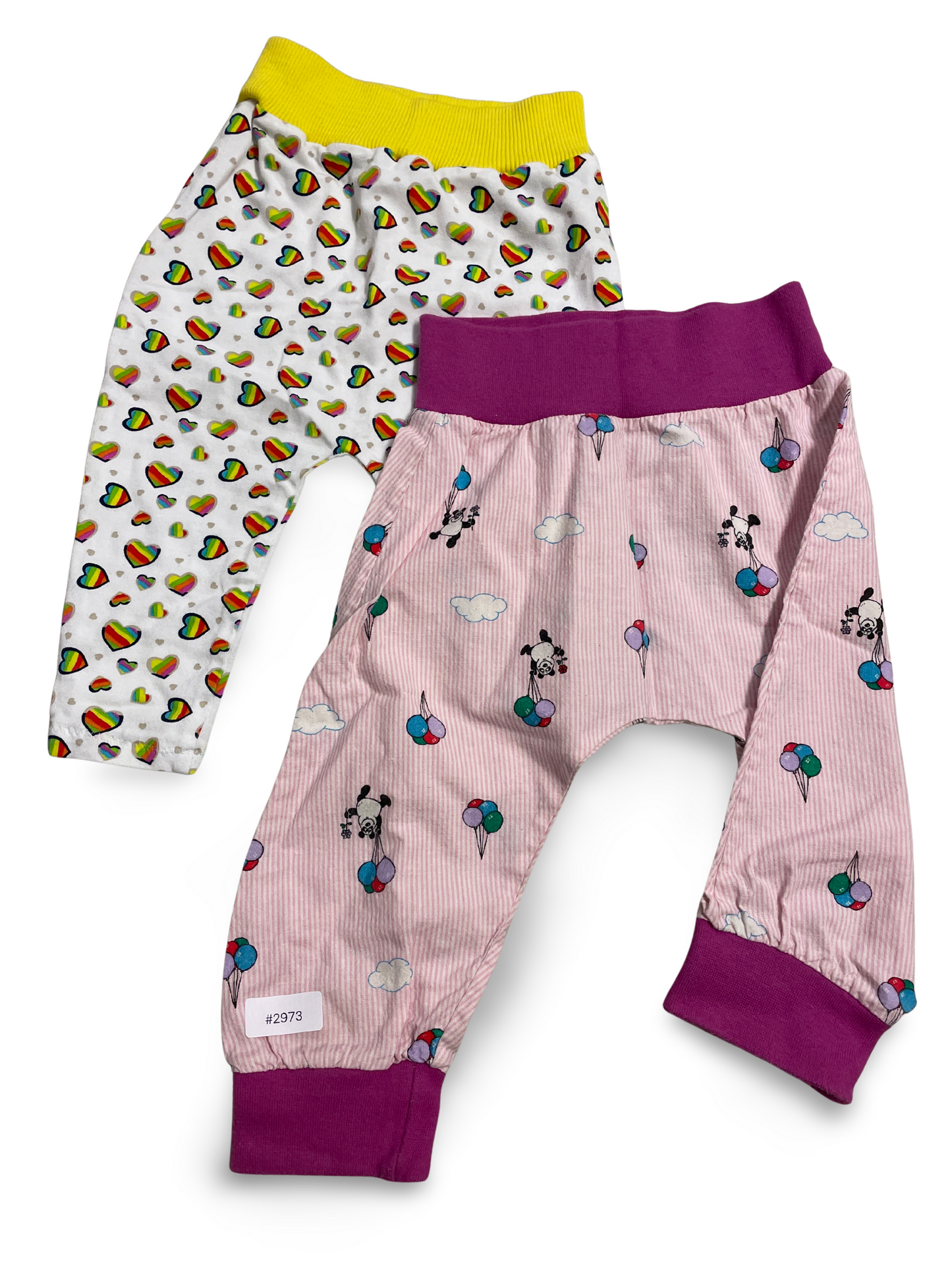 2er Bundle Leggings mit Herz- und Ballonprint - Gr. 86