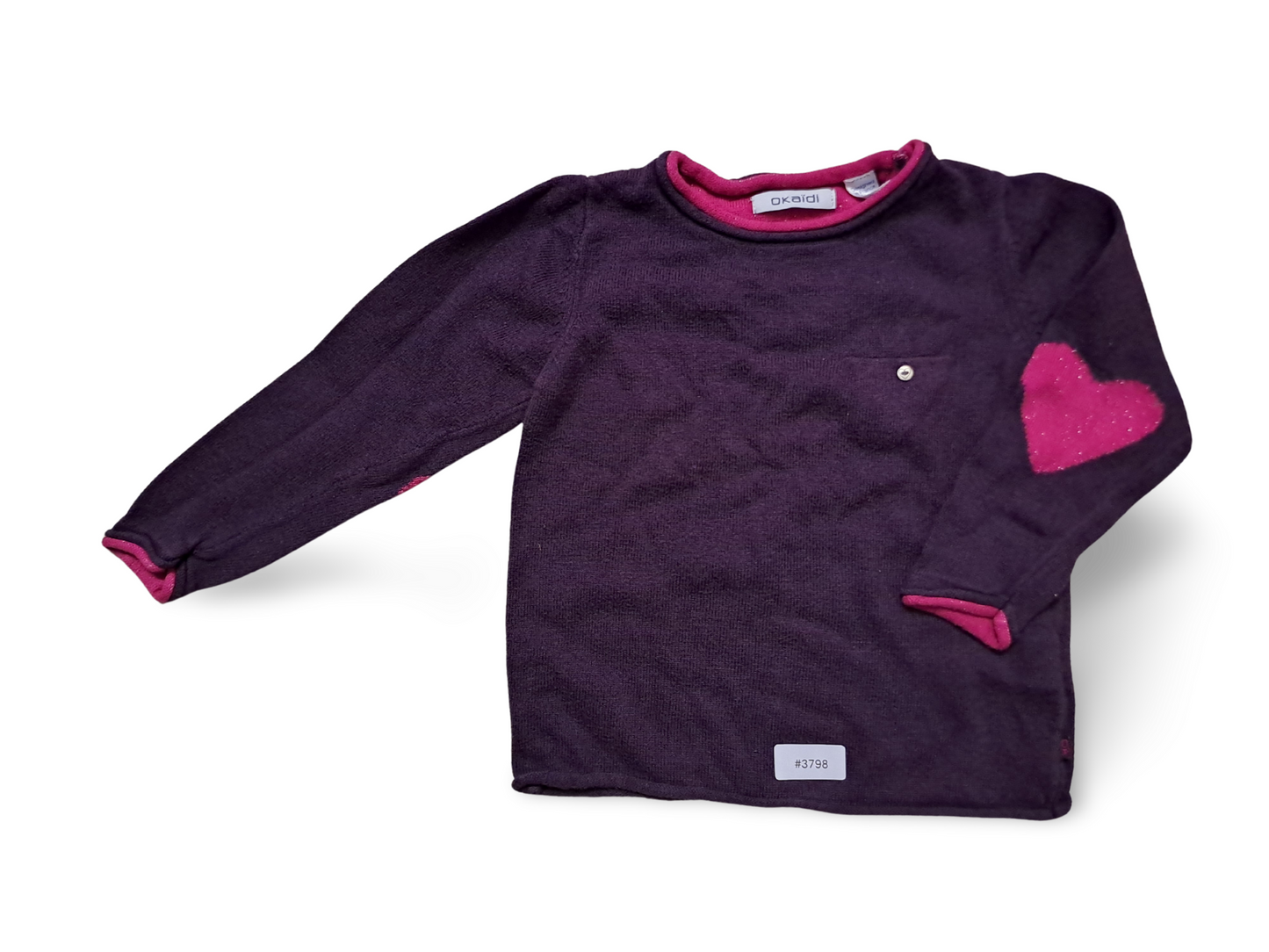 Pullover mit Herz - Gr. 86