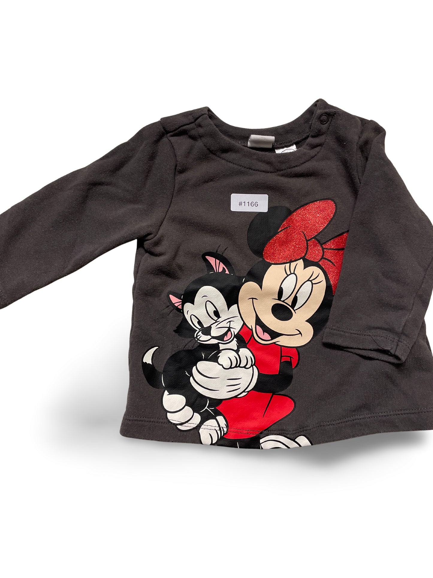 Langarmshirt mit Minnie Maus - Gr. 74