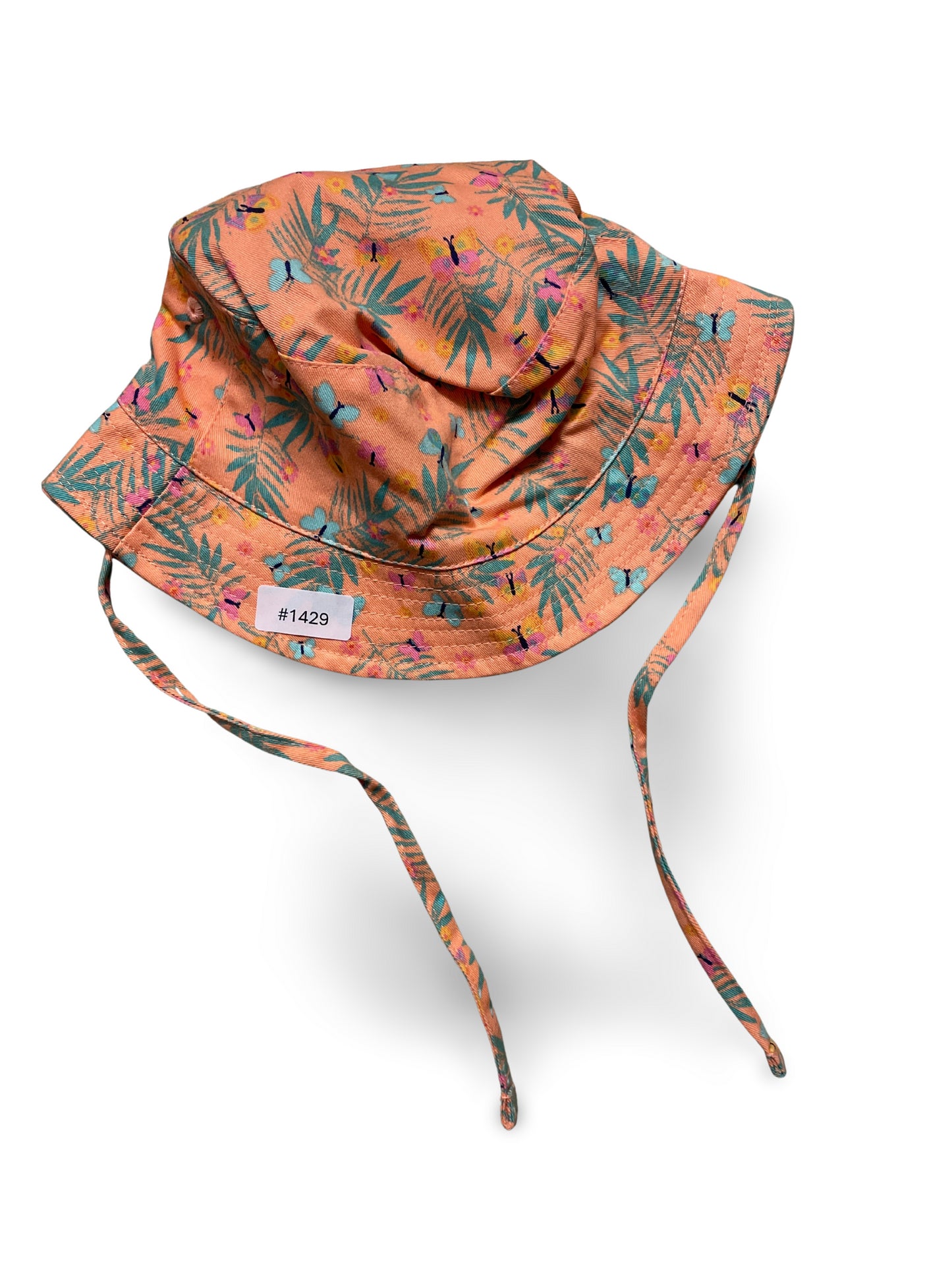 Hut mit Blumenmuster - Gr. M