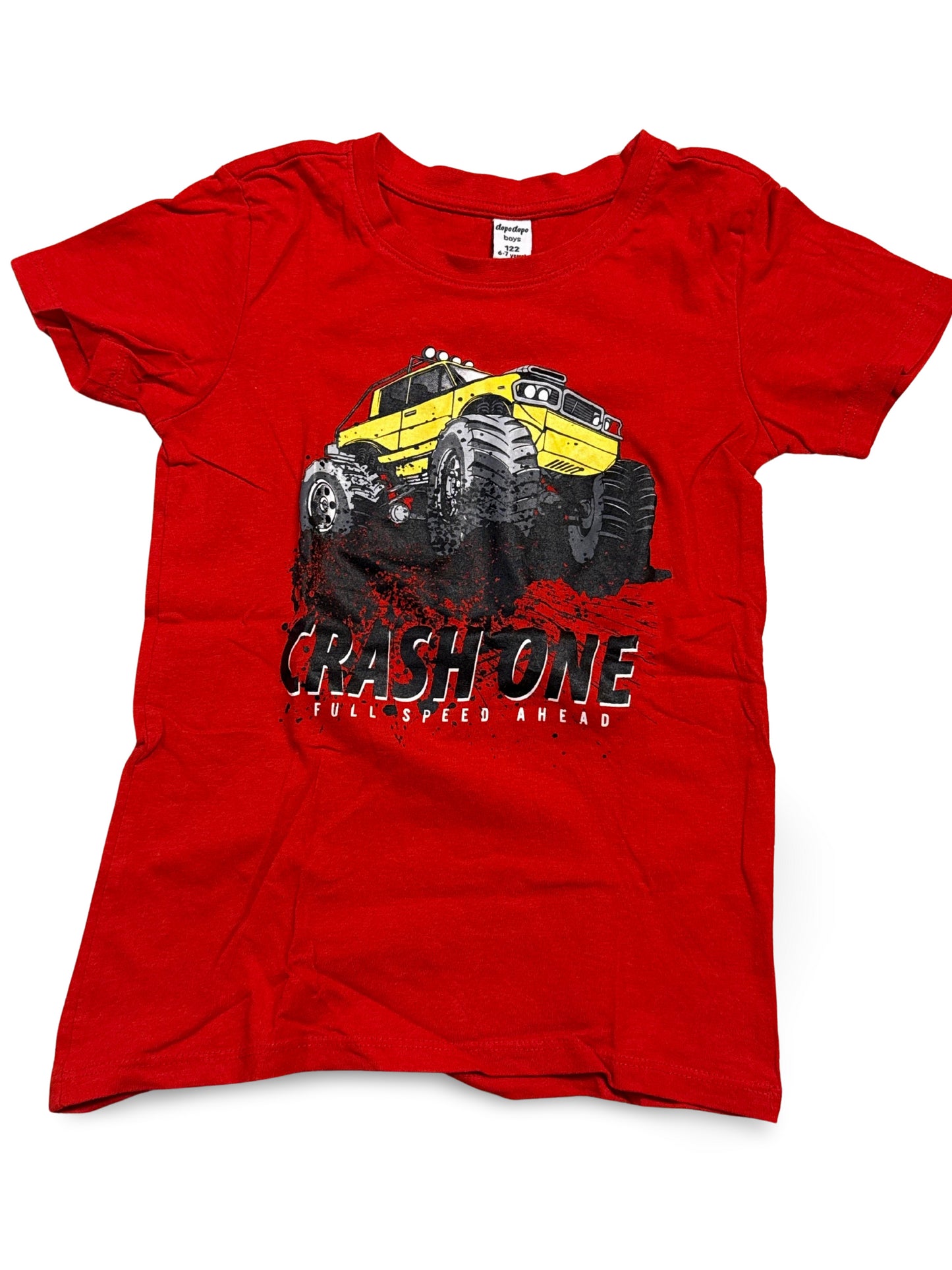T-Shirt mit Monstertruck - Gr. 122