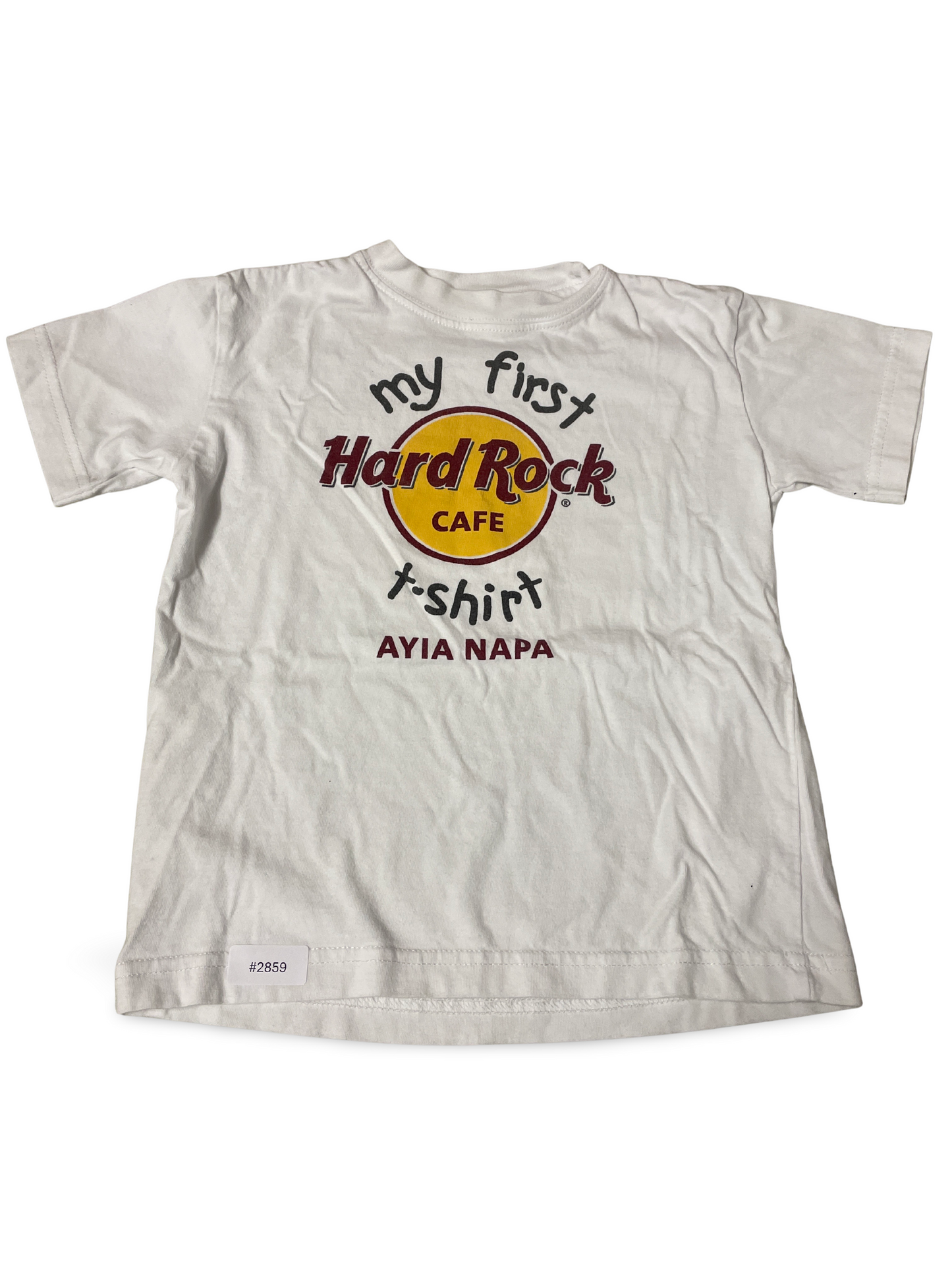 T-Shirt Hard Rock Cafe Weiss mit Print - Gr. 122