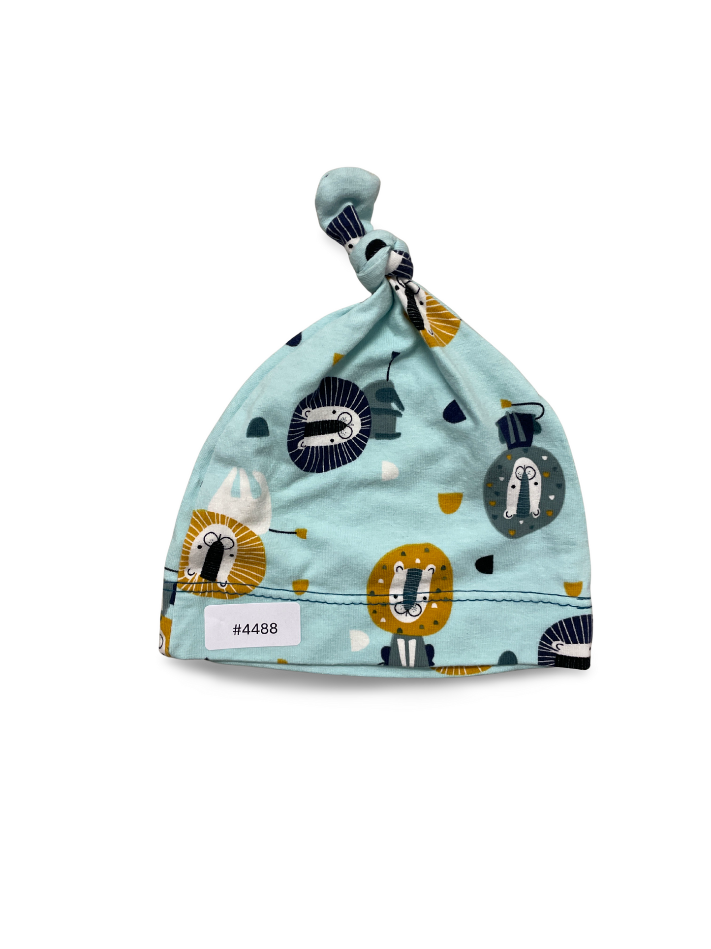 Babymütze mit Knoten - Gr. 68