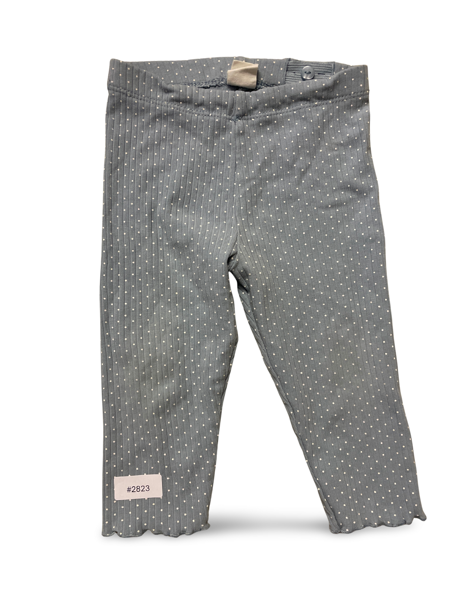 Leggings Hellblau gepunktet - Gr. 80