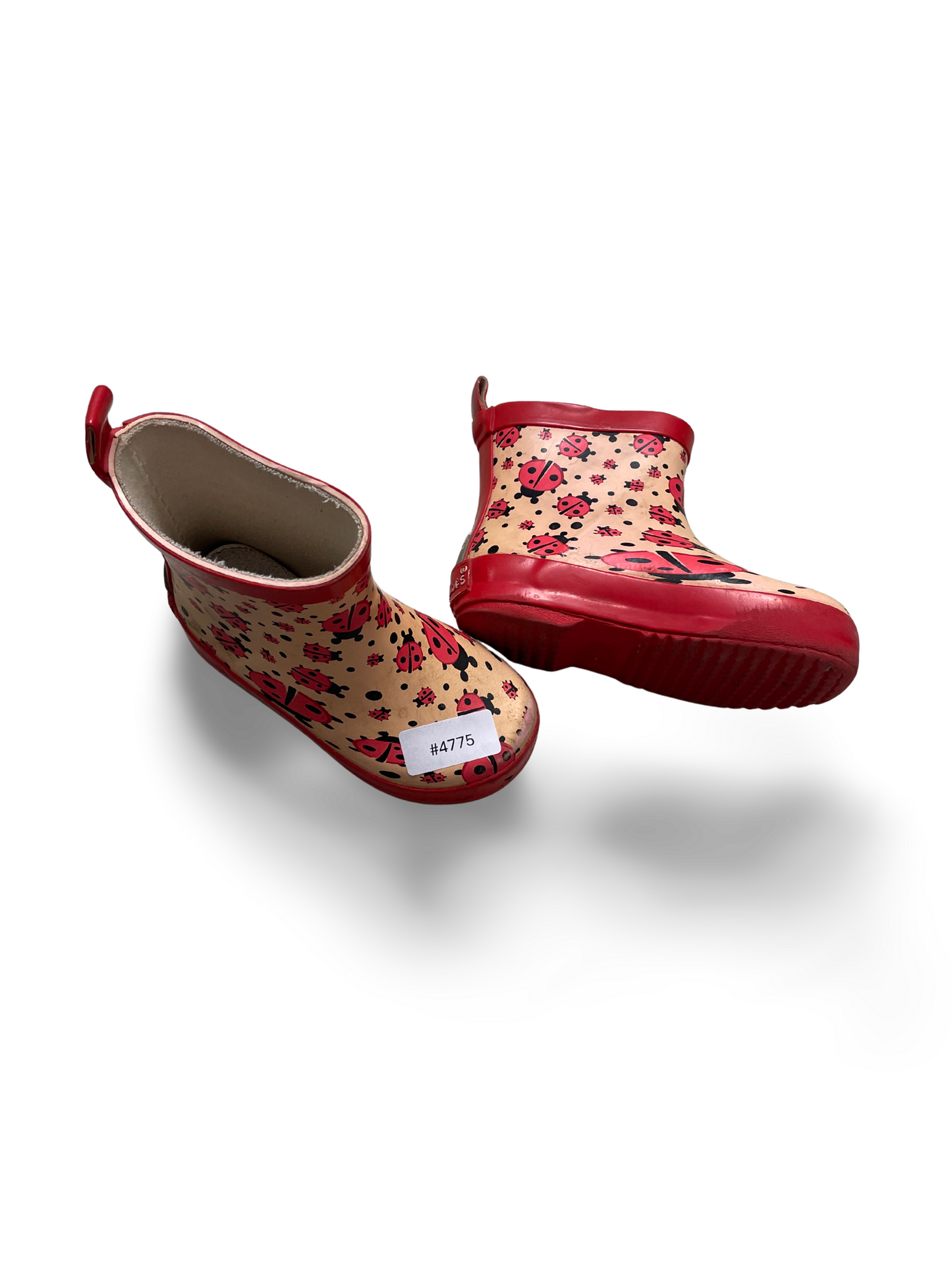 Kinder Gummistiefel mit Marienkäfer-Motiv - Gr. 22