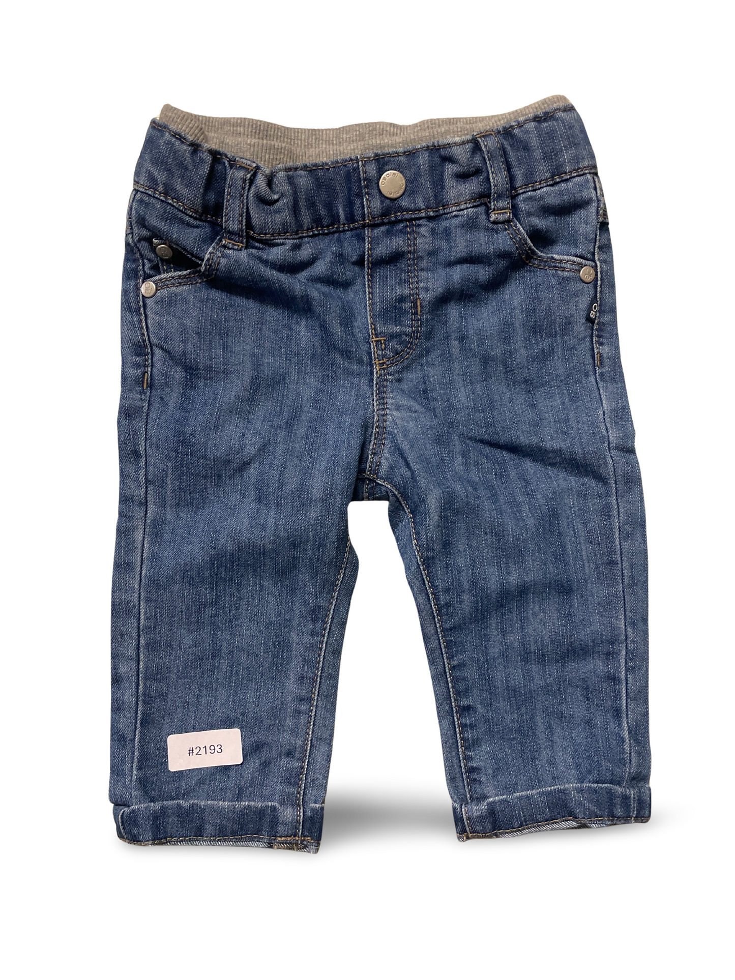 Jeanshose mit elastischem Bund - Gr. 68