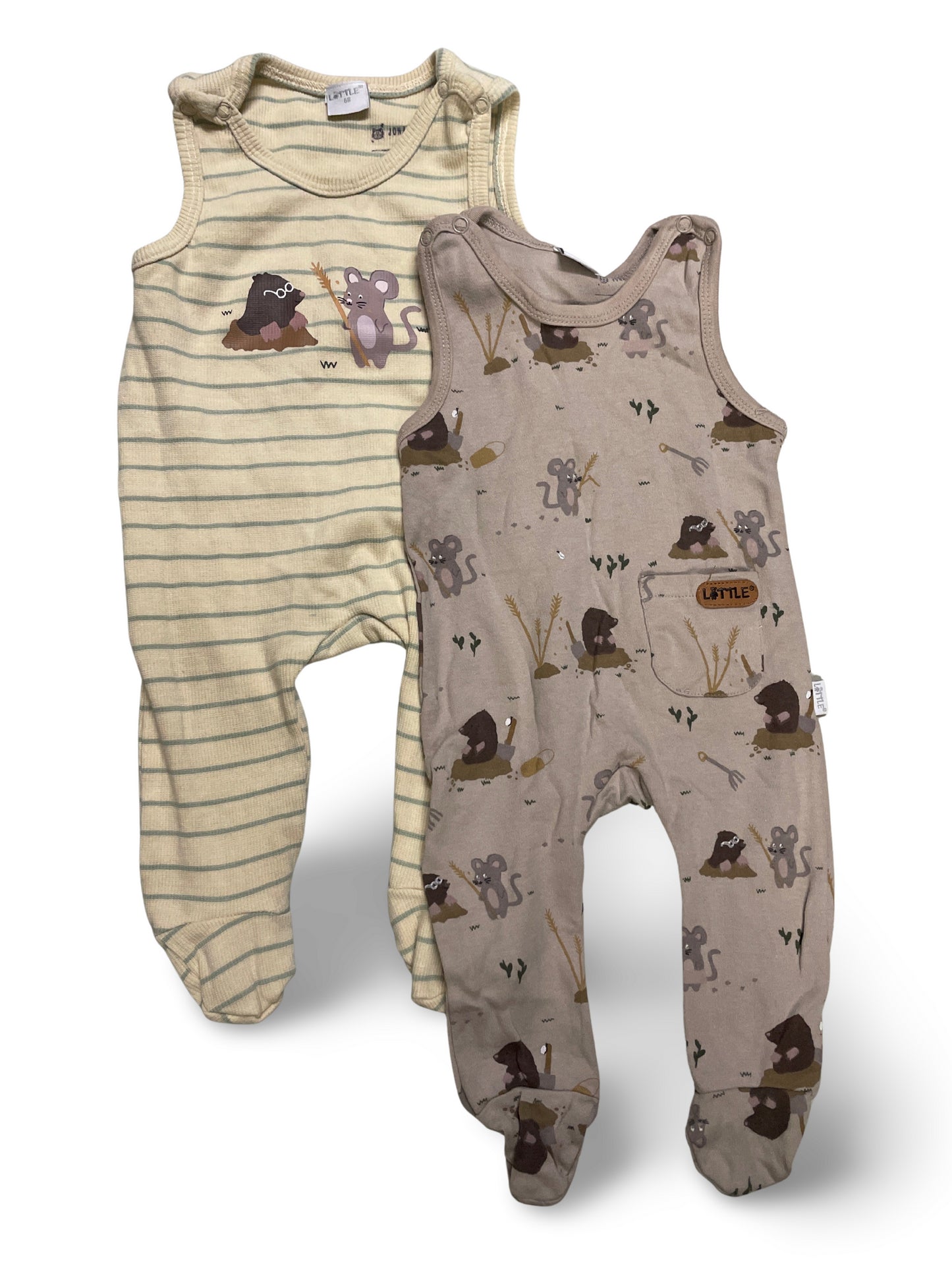 2er Bundle - Strampler kurz - Gr. 68
