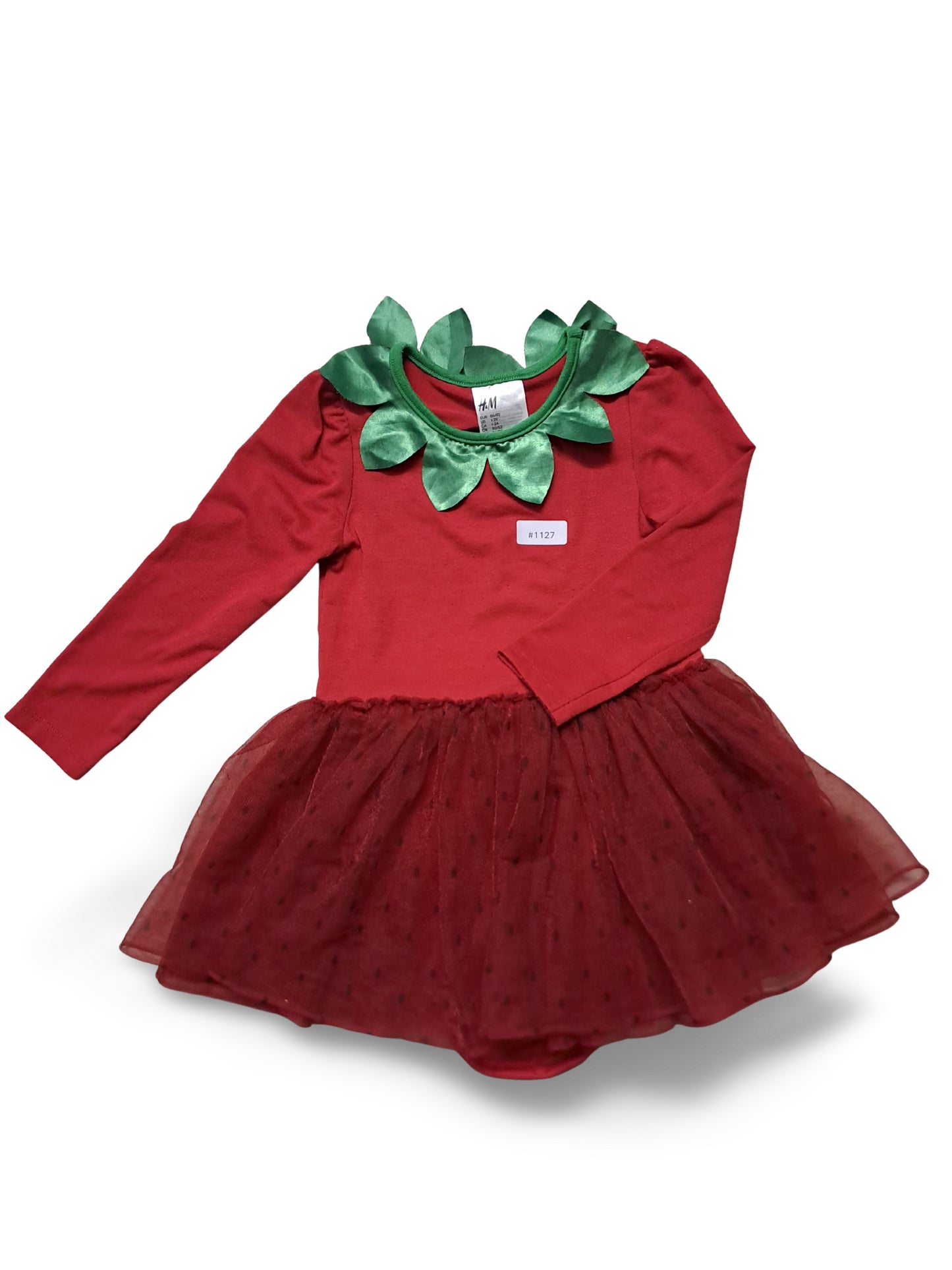 Kleid mit langen Ärmeln - Gr. 86