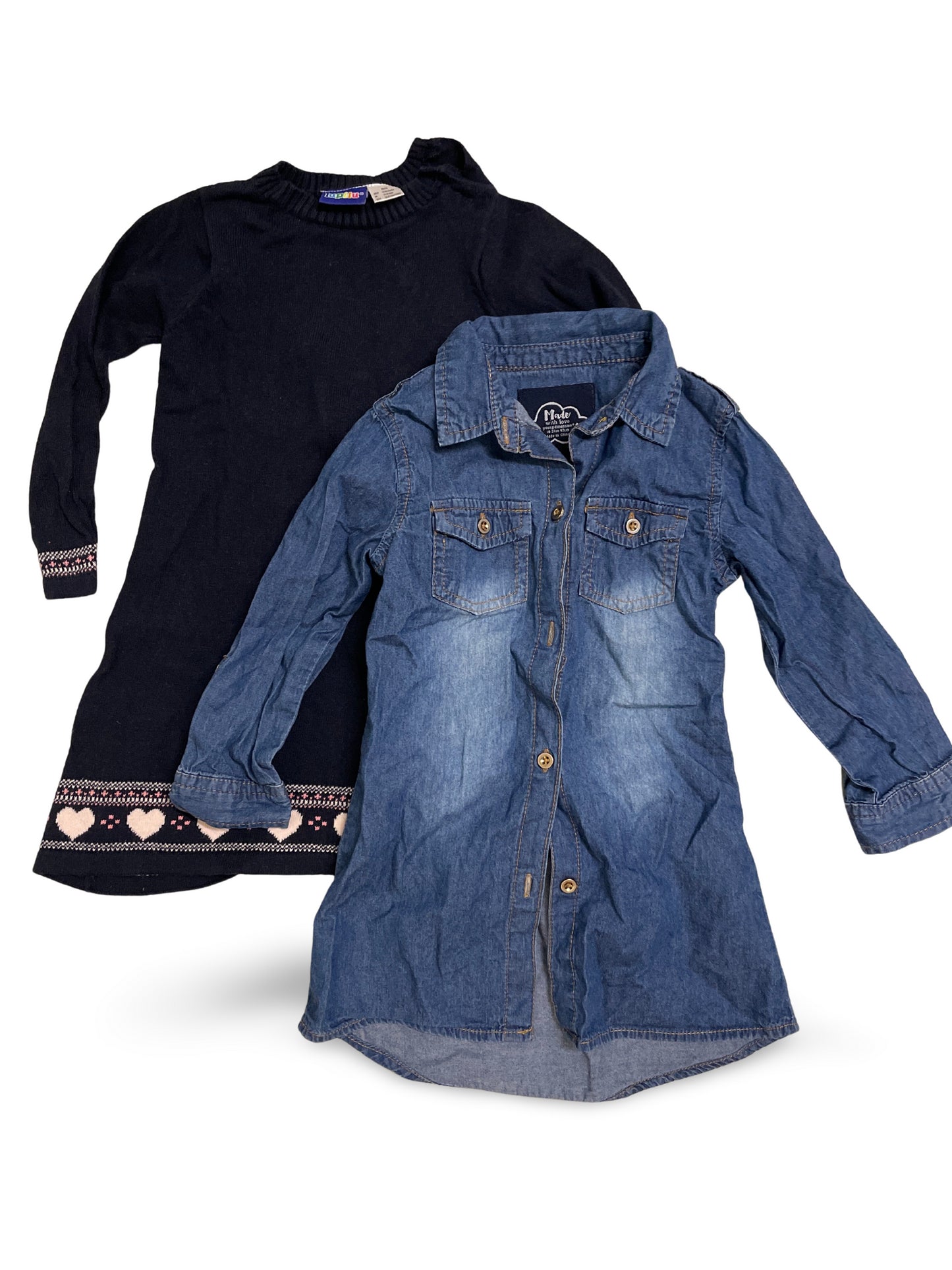 2er Bundle - Kleid lang - Gr. 86/92