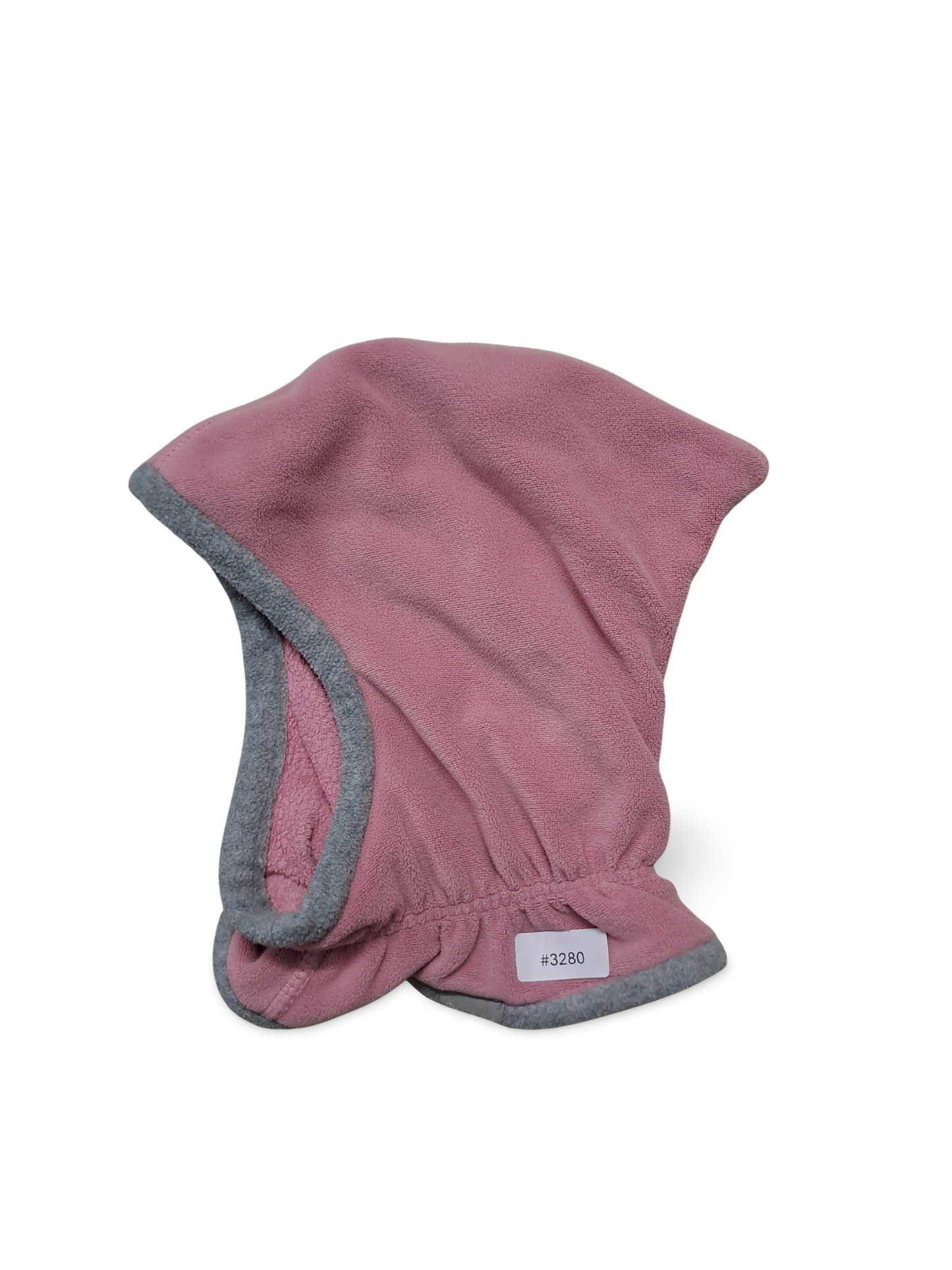 Fleece balaclava, pink - size 86