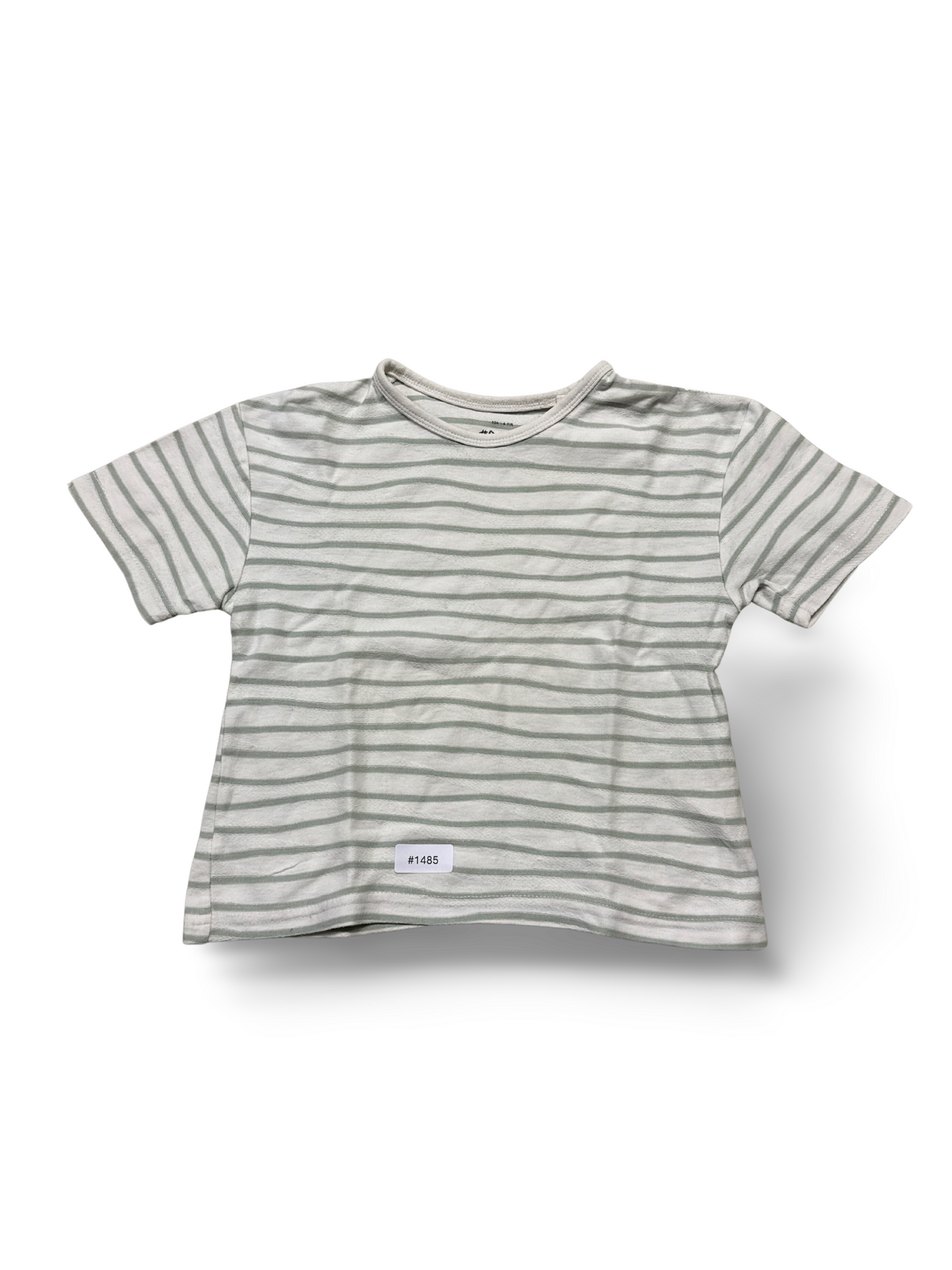 Gestreiftes Kurzarm T-Shirt - Gr. 104