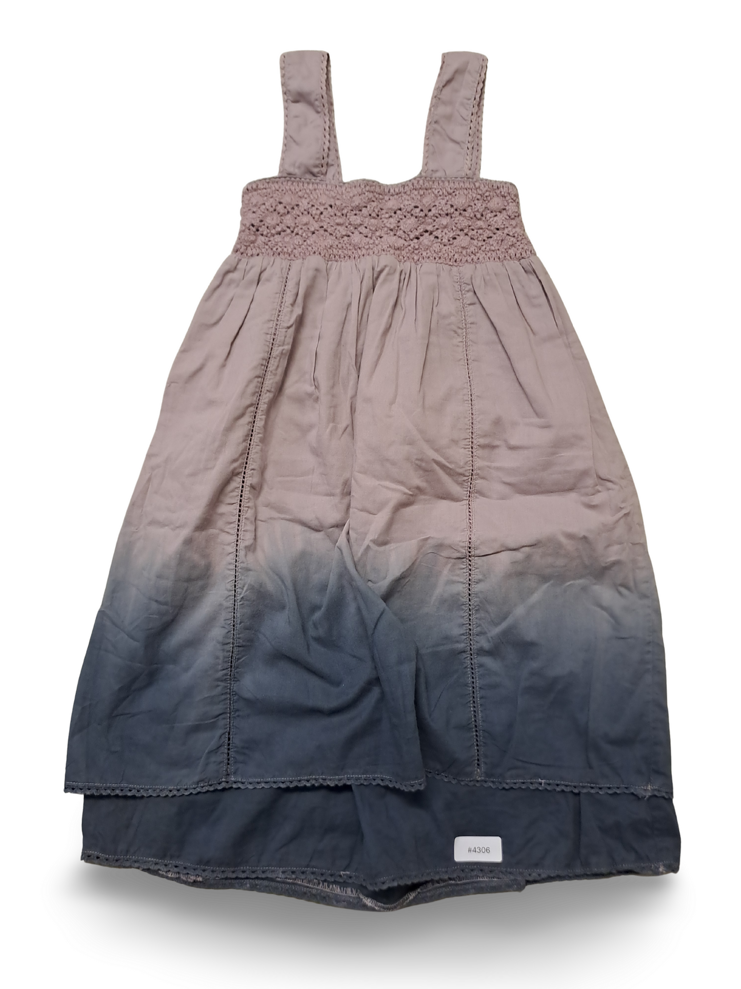 Trägerkleid Ombre Rosa-Blau - Gr. 110
