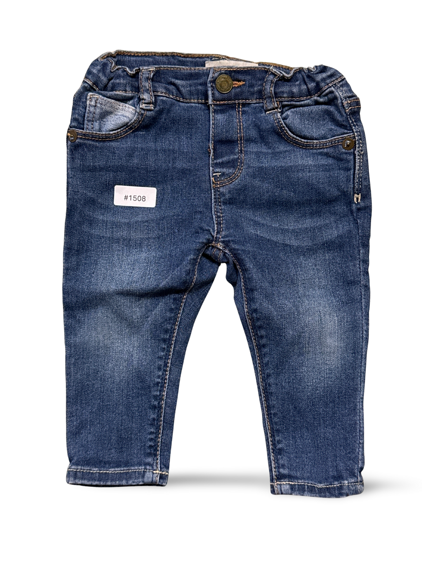 Jeanshose mit Gummibund - Gr. 68