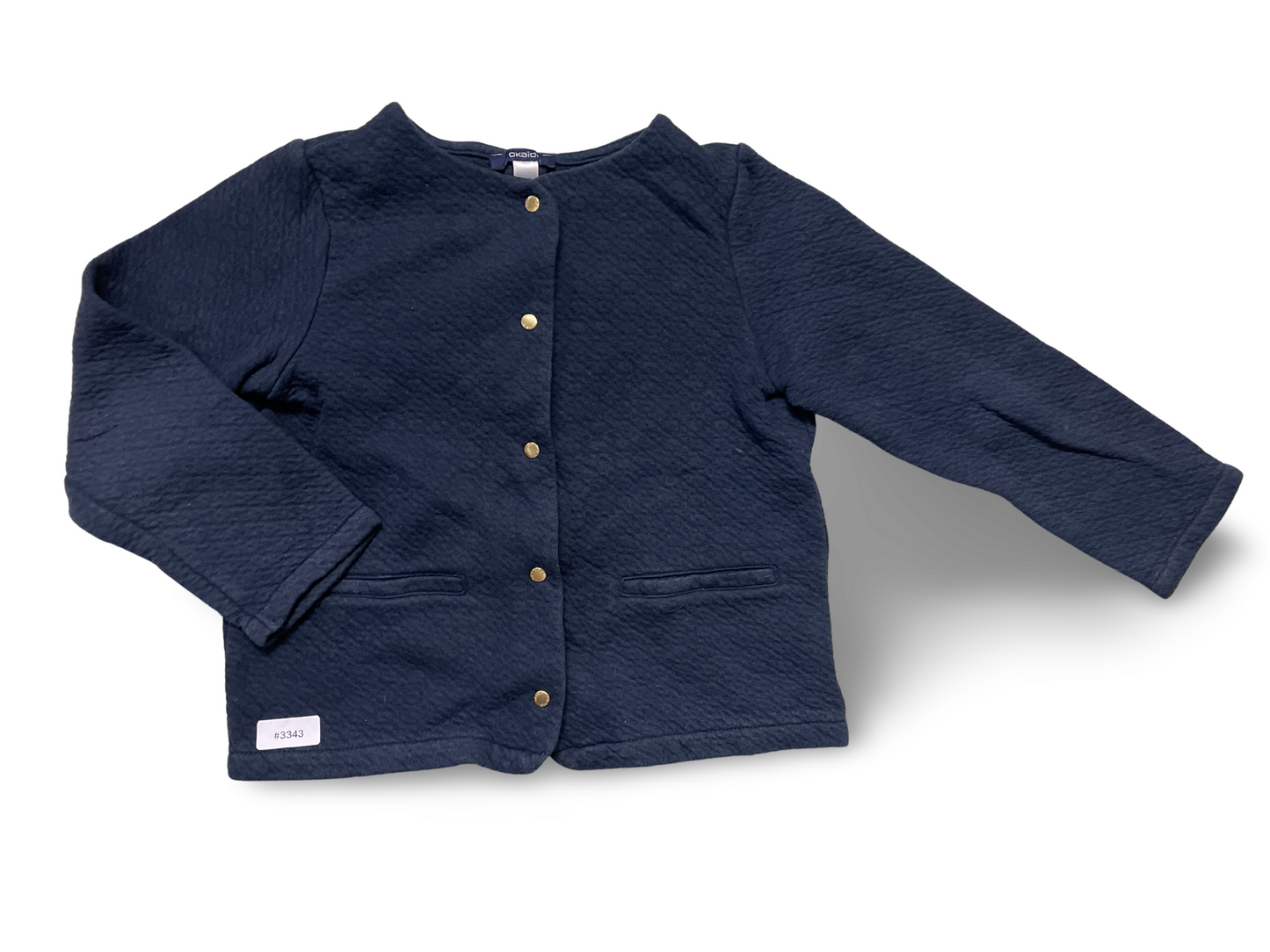 Quilted jacket with snap fasteners - size 128