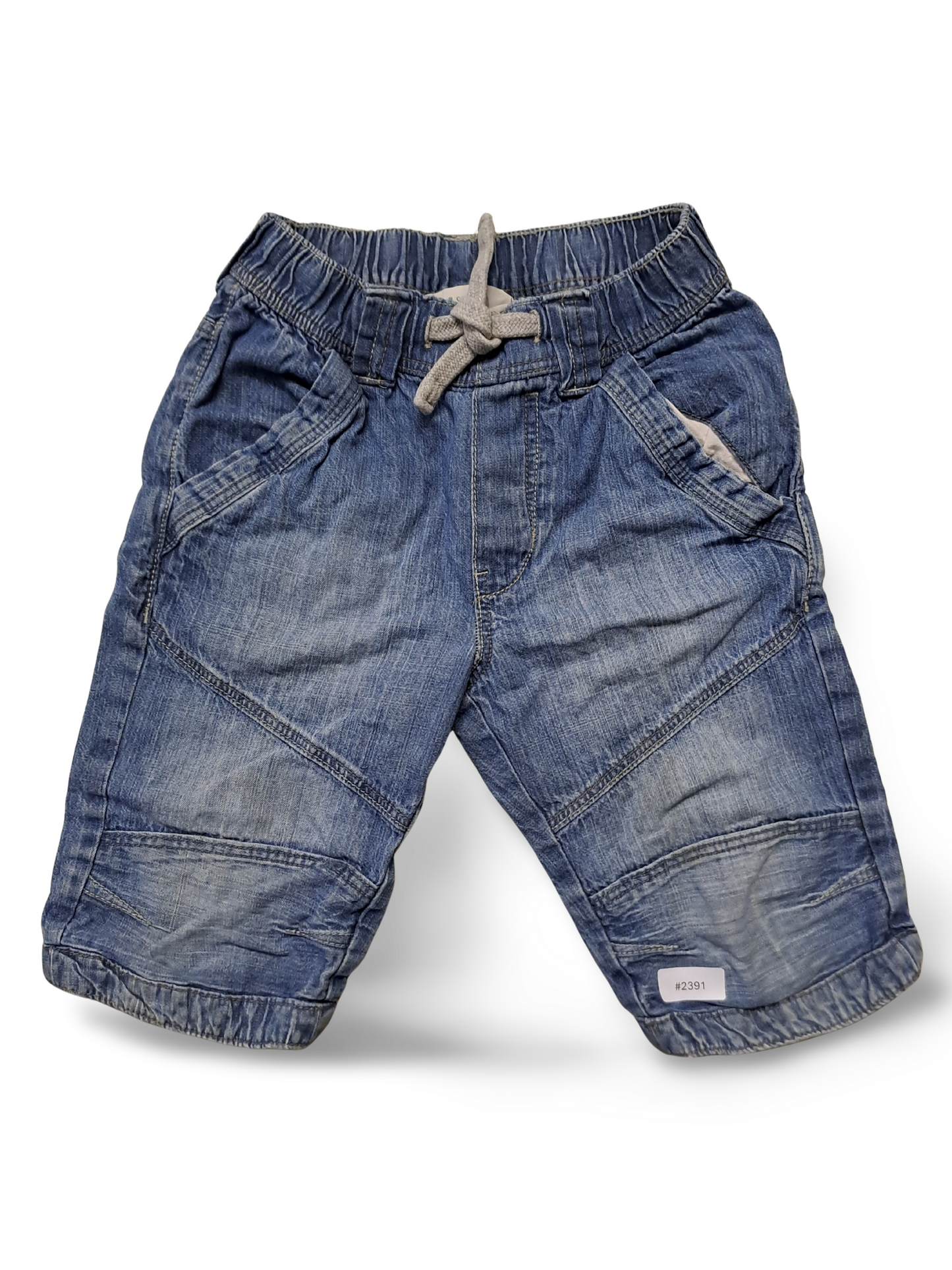 Jeanshose mit Kordelbund - Gr. 116