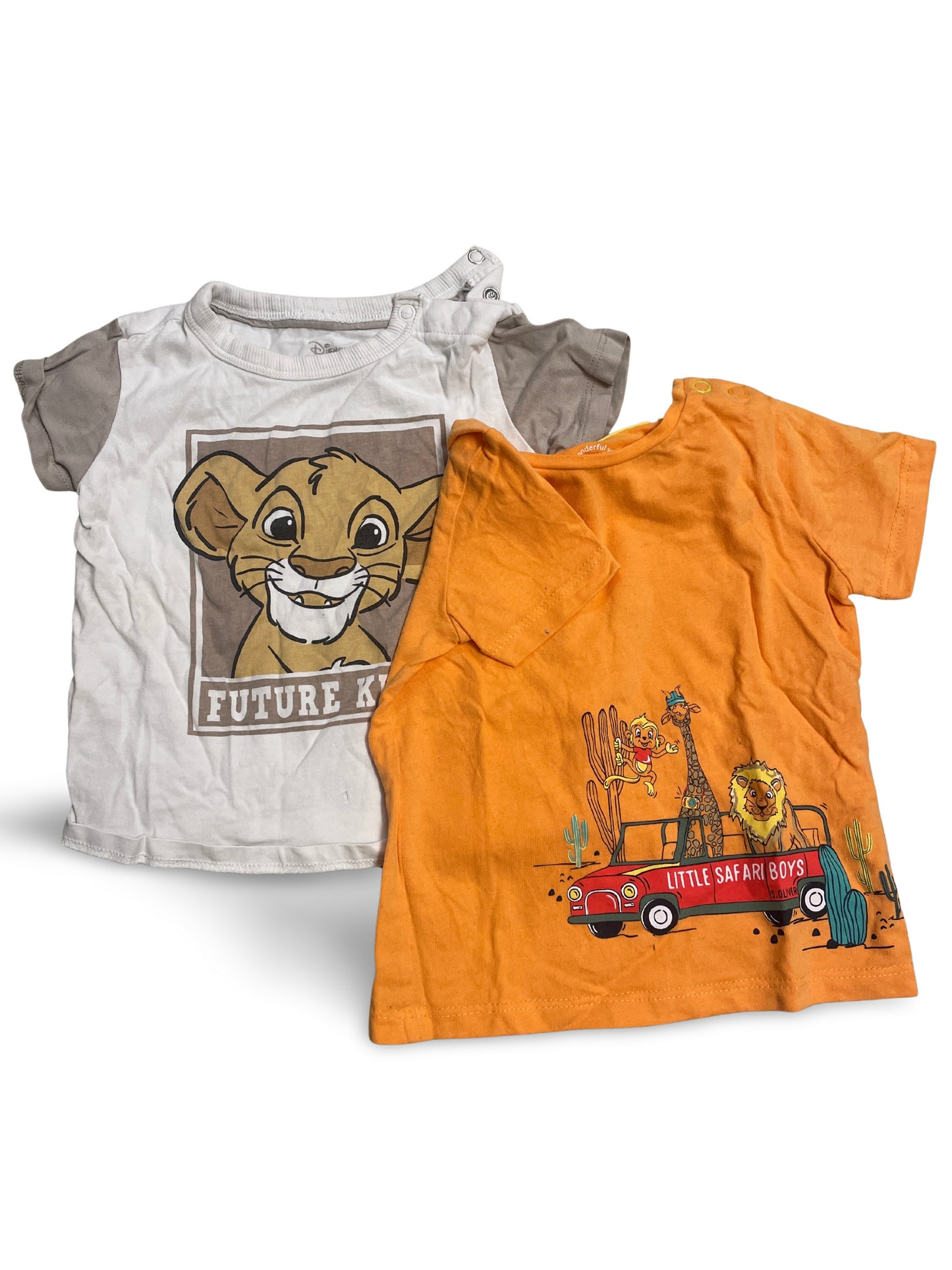 2er Bundle - T-Shirt mit Motiv - Gr. 80